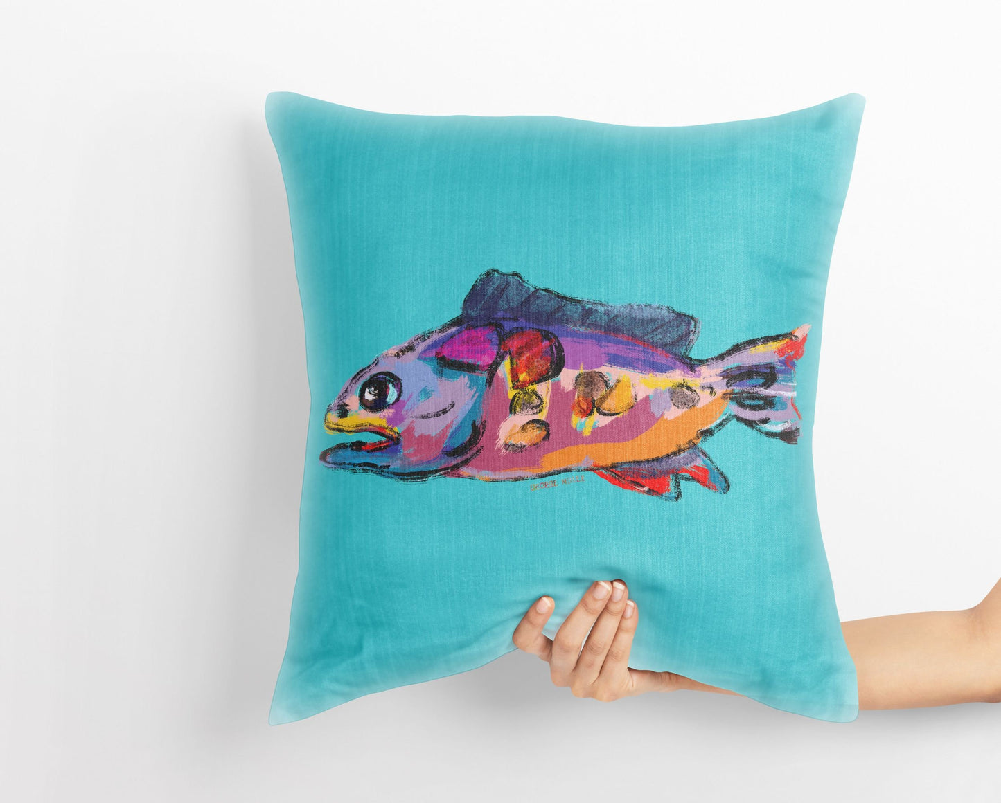 Tropical Fish Throw Pillow Cover, Tropical Pillow Cases, Cute Pillow Cases, Square Pillow, Home Decor Pillow, Pillow Cases For Kids
