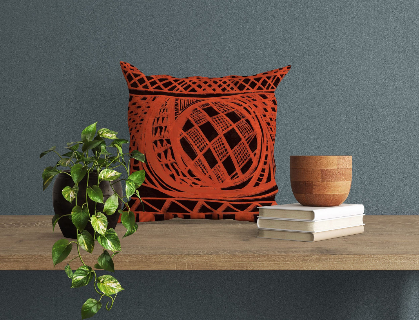 Aboriginal Art, Decorative Pillow, Abstract Pillow, Comfortable, Red Pillow Cases, Contemporary Pillow, Indoor Pillow Cases