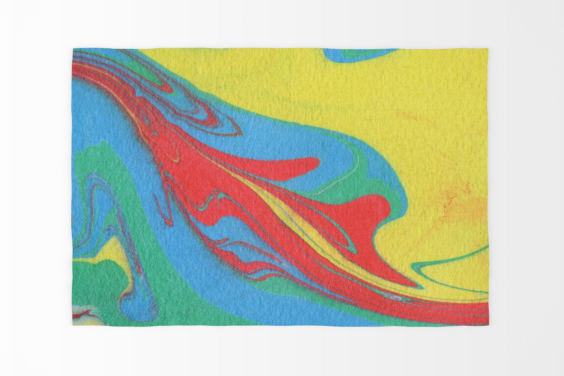 Area Rug 4X6, Thick Carpet, Rectangle Area Rug, Rainbow Rug, Abstract Rug, Contemporary Rug, Home And Living, Made In Usa, Flat Woven Rug