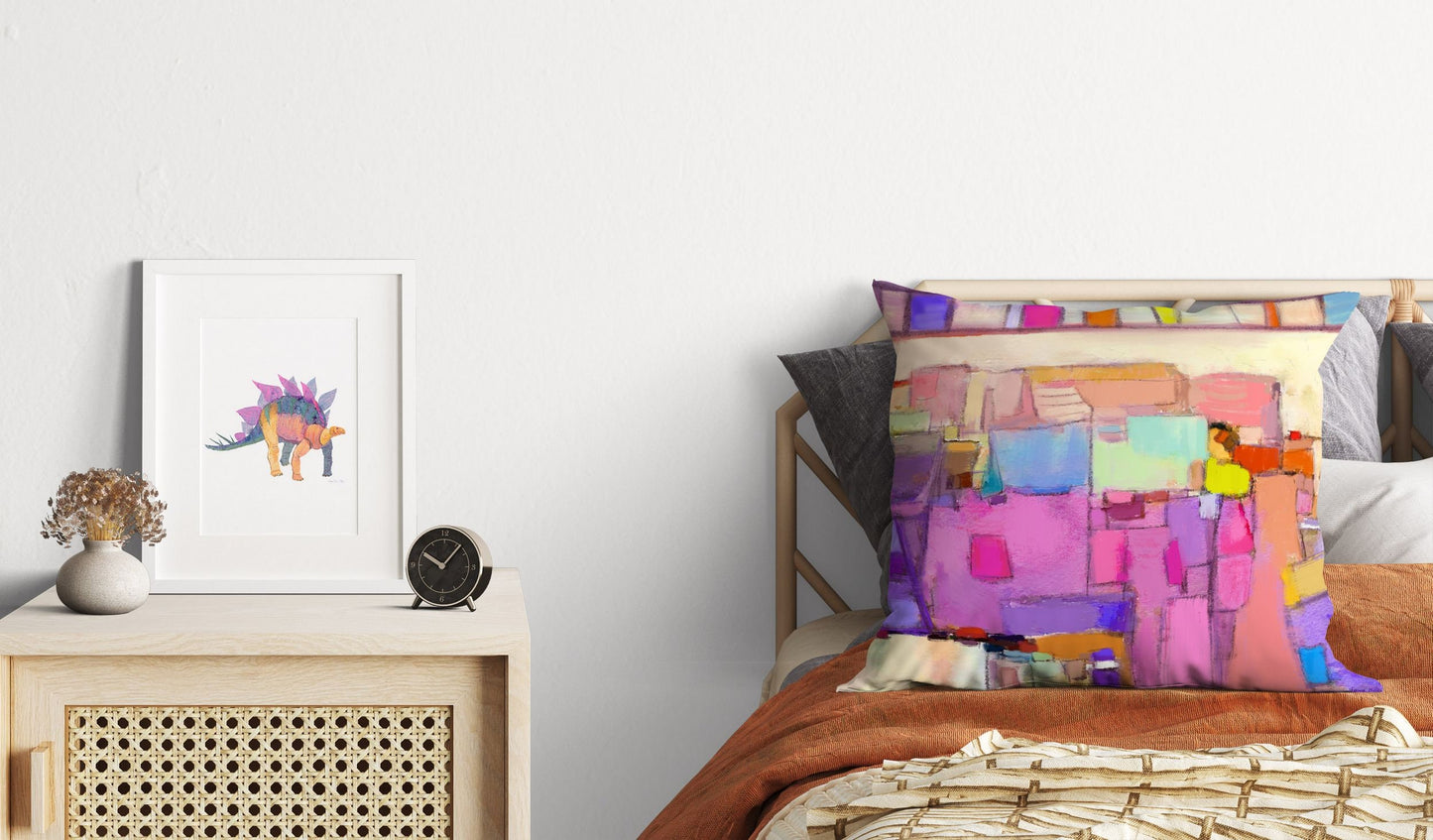 Throw Pillow, Abstract Pillow, Art Pillow, Colorful Pillow Case, Modern Pillow, Large Pillow Cases, Nursery Pillows, Girl Pillow