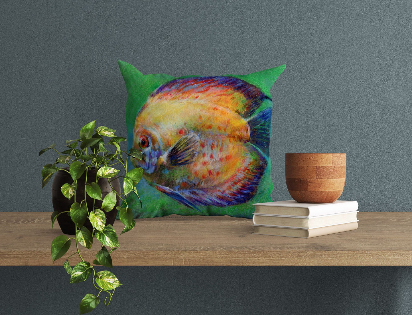 Tropical Fish, Watercolor Pillow Cases, Throw Pillow Cover, Tropical Pillow Cases, Soft Pillow Case, Colorful Pillow Case, Cute Pillow Cases
