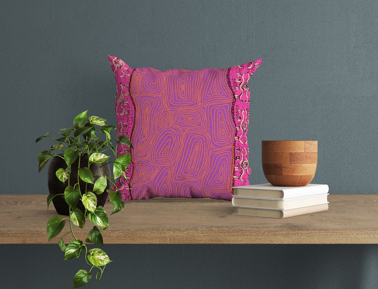 Australian Aboriginal Art, Girl Pillow, Pillow Cases, Abstract Pillow, Soft Pillow Cases, Beautiful Pillow, 18 X 18 Pillow Covers