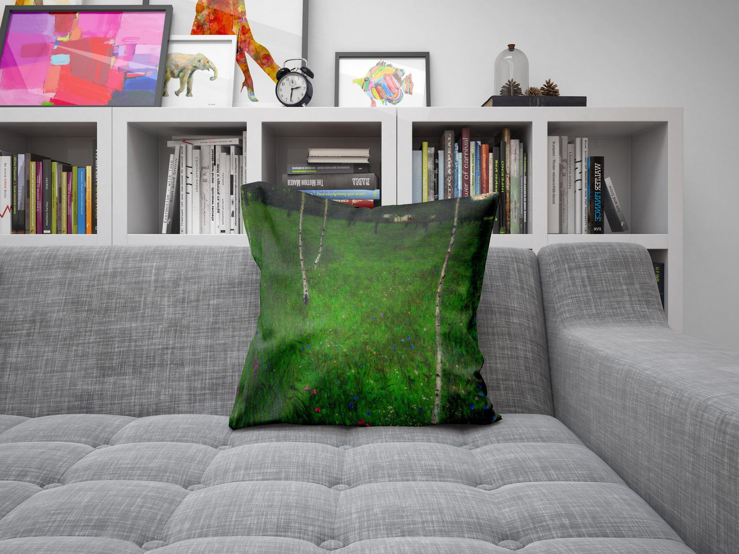 Abstract Throw Pillow, Gustav Klimt Famous Art, Throw Pillow Cover, Soft Pillow Cases, Green Pillow Cases, Art Nouveau Pillow, Square Pillow