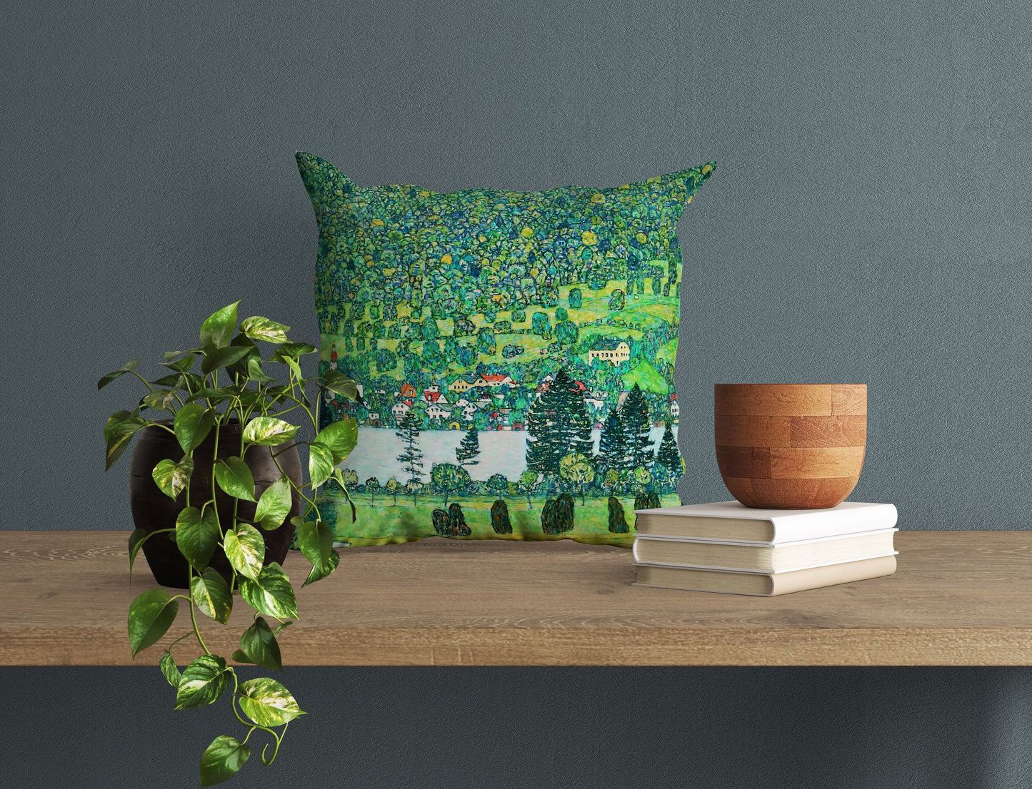 Gustav Klimt Famous Painting Throw Pillow, Abstract Throw Pillow Cover, Designer Pillow, Square Pillow, Home Decor Pillow, Holiday Gift