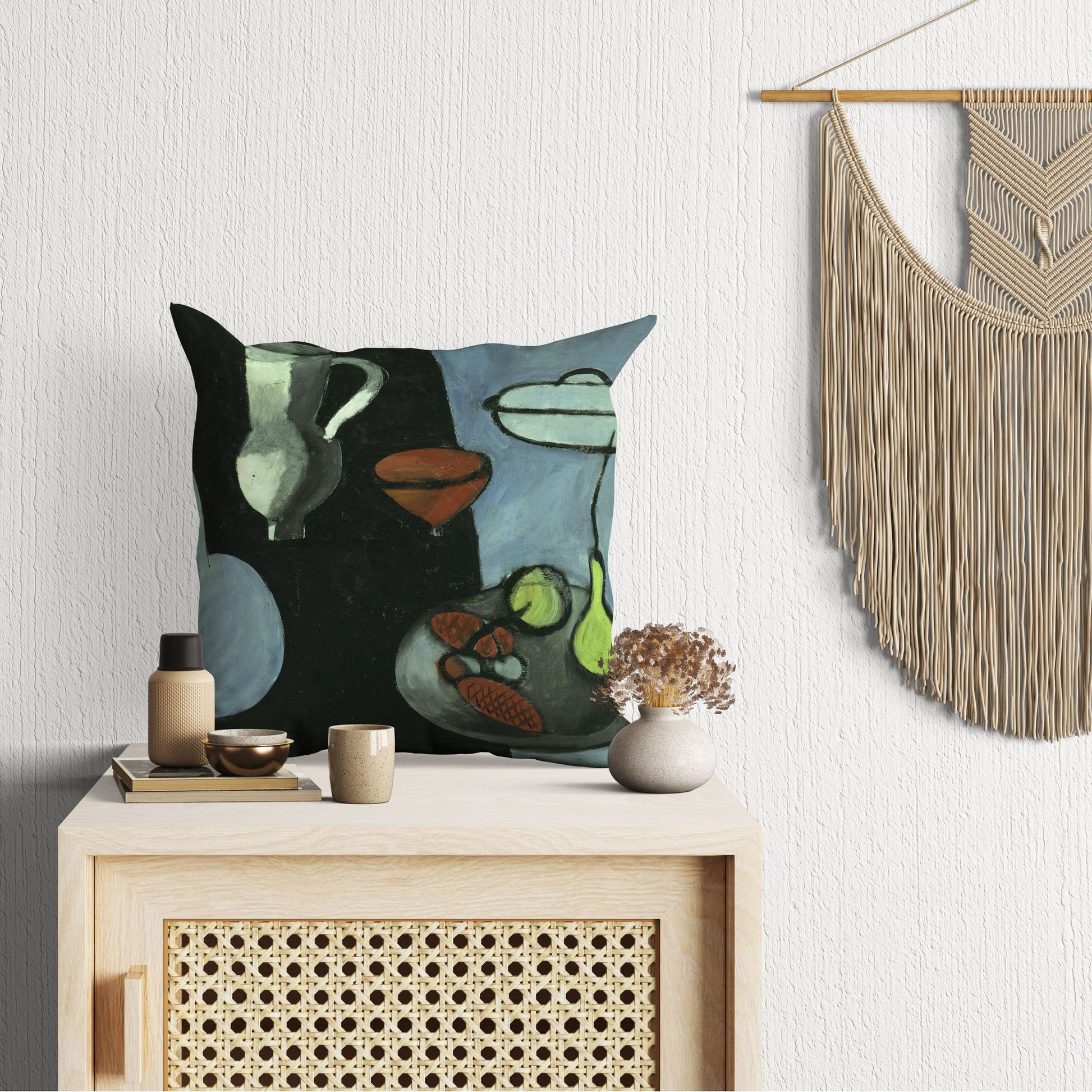 Henri Matisse Famous Art, Tapestry Pillows, Abstract Throw Pillow Cover, Artist Pillow, Square Pillow, Playroom Decor, Sofa Pillows