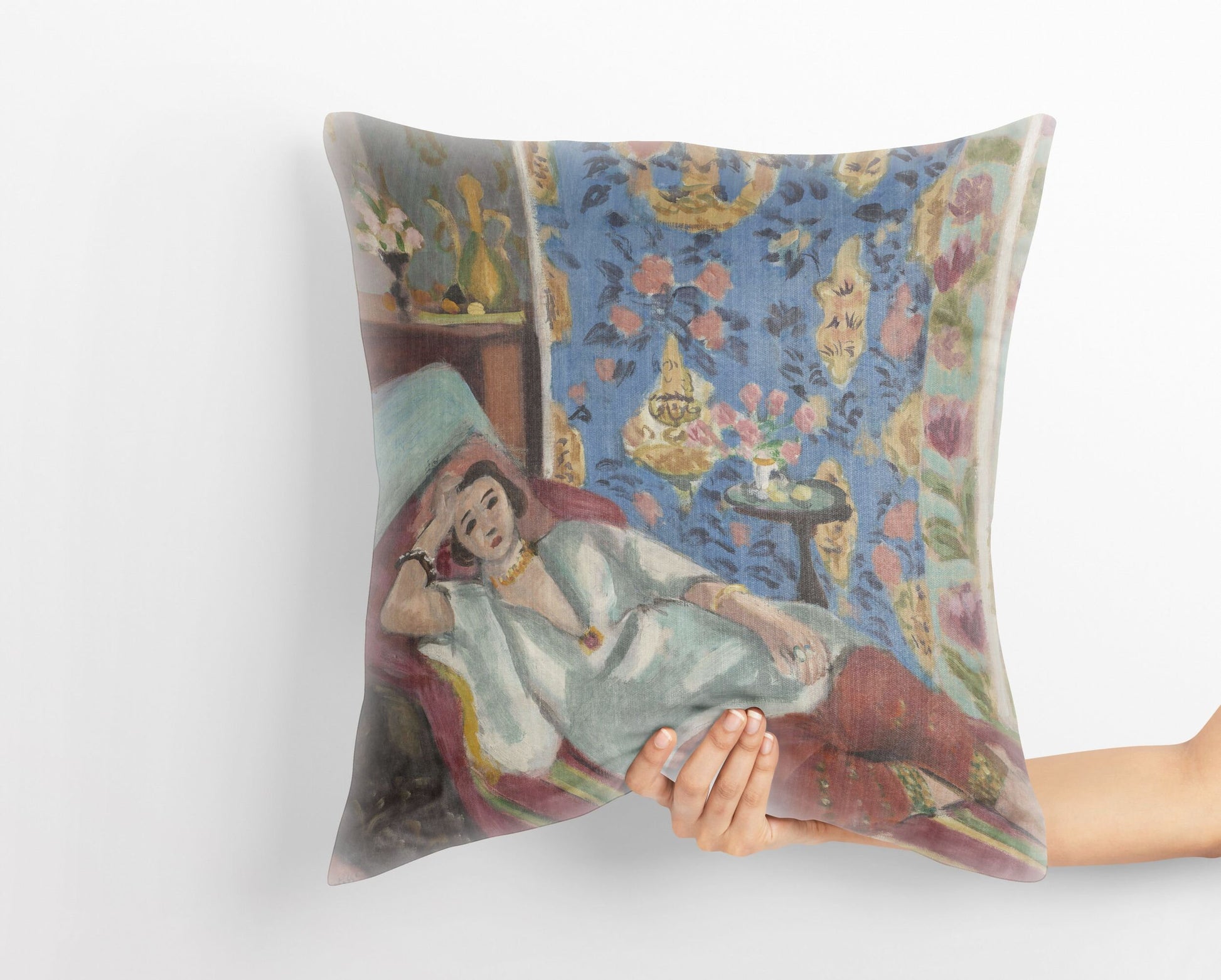 Henri Matisse Famous Art, Toss Pillow, Abstract Throw Pillow, Designer Pillow, Colorful Pillow Case, Contemporary Pillow, 22X22 Pillow Cover