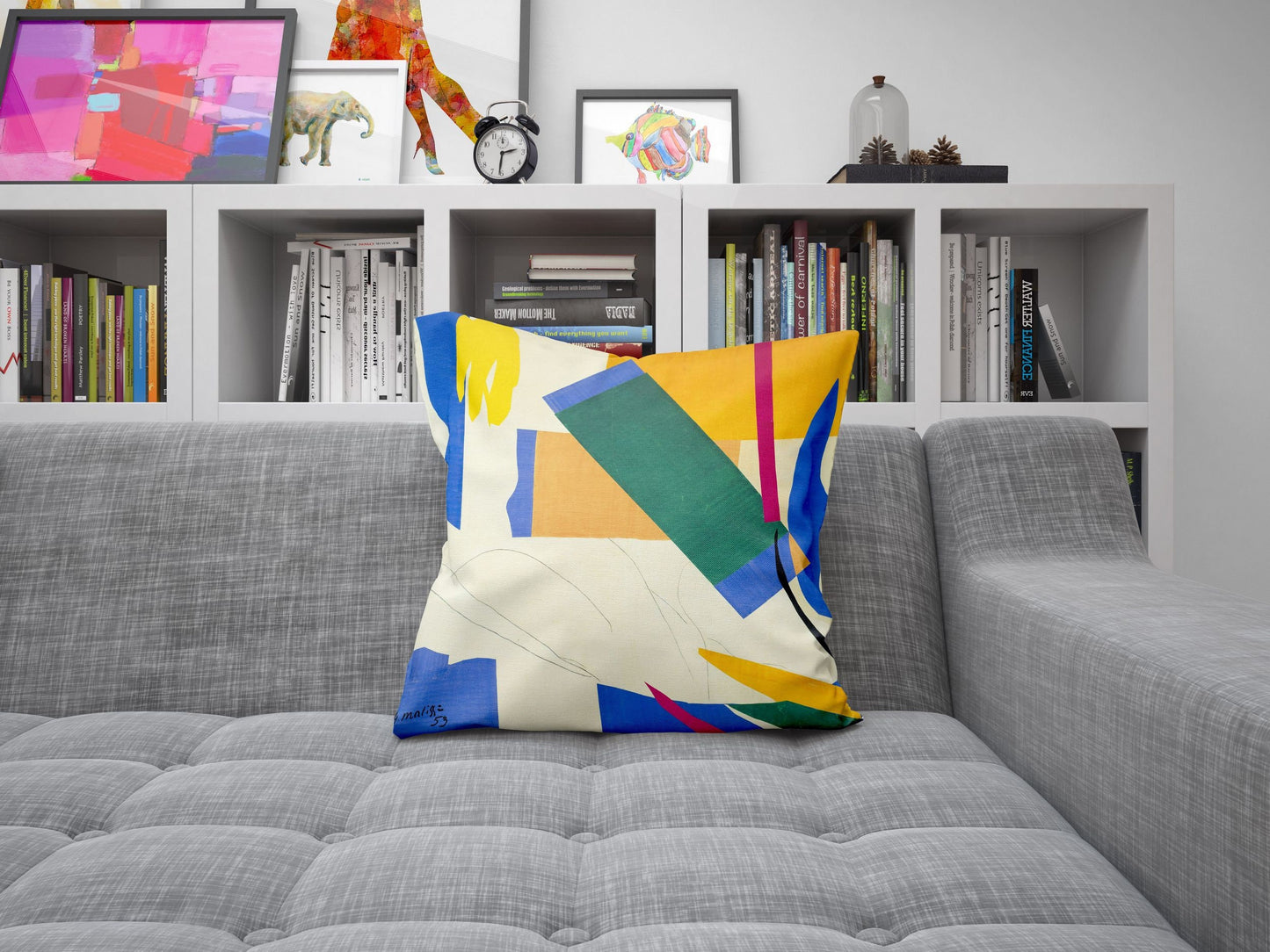 Henri Matisse Famous Art, Throw Pillow Cover, Abstract Throw Pillow Cover, Contemporary Pillow, 18 X 18 Pillow Covers, Home Decor Pillow