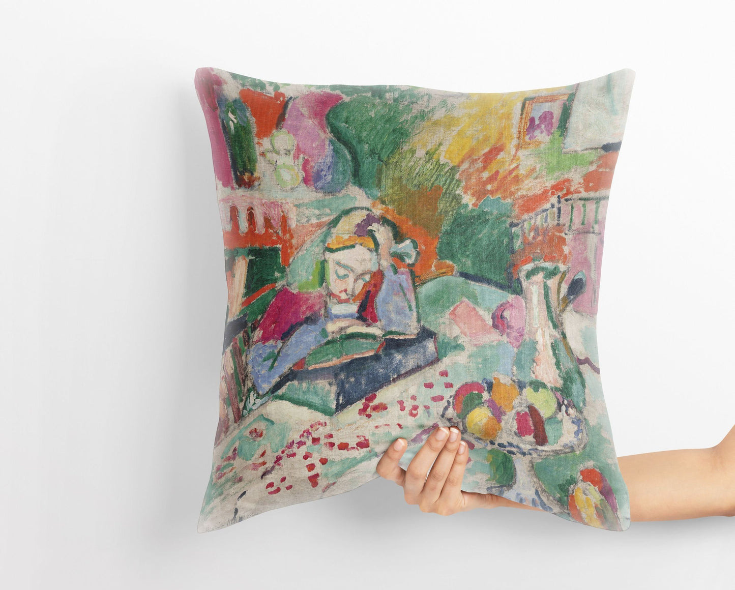 Henri Matisse Famous Painting, Decorative Pillow, Abstract Throw Pillow, Fauvist Pillow, 18 X 18 Pillow Covers, Pillow Cases For Kids