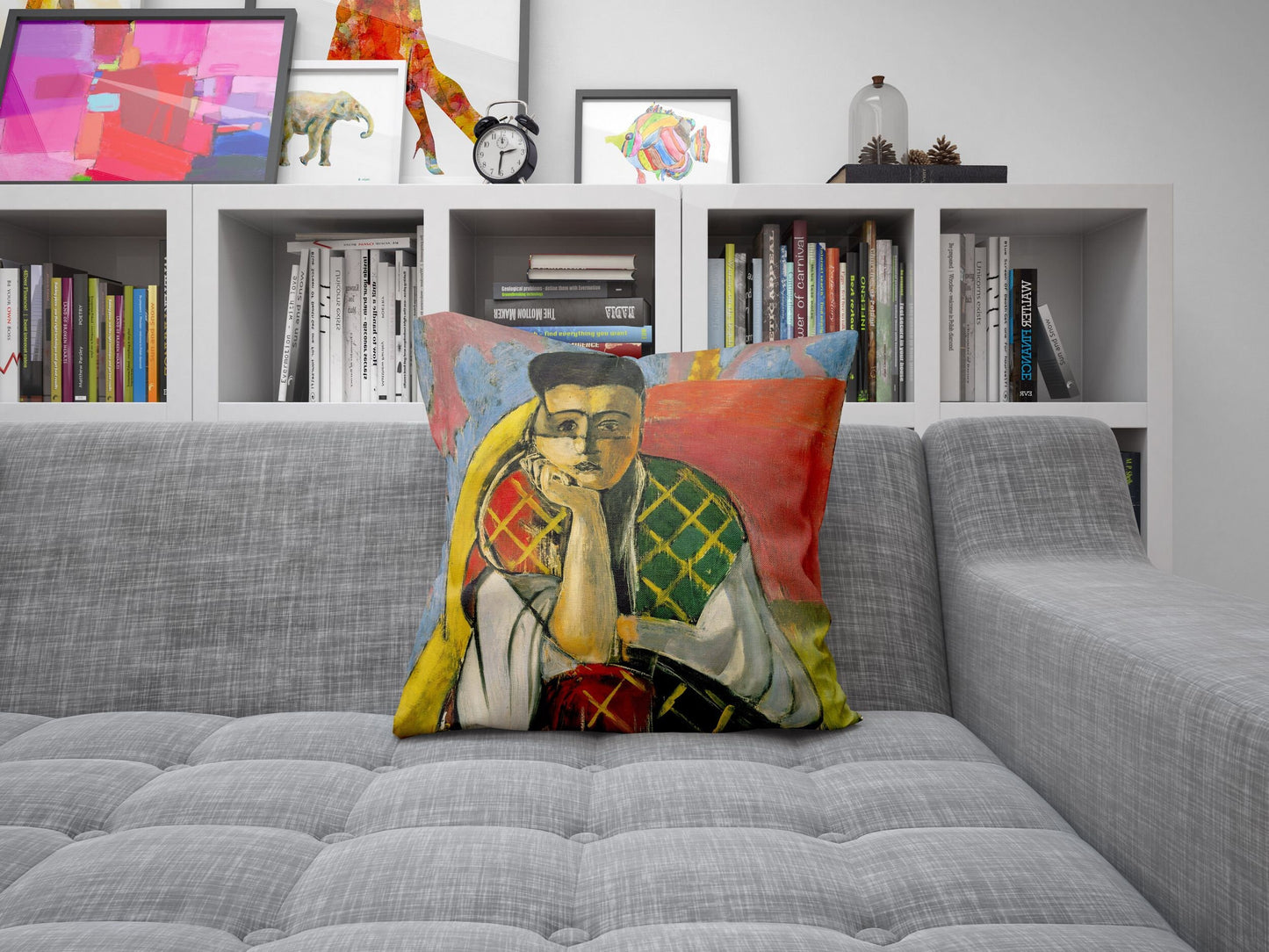 Henri Matisse Famous Painting, Decorative Pillow, Abstract Throw Pillow, Designer Pillow, Colorful Pillow Case, Modern Pillow