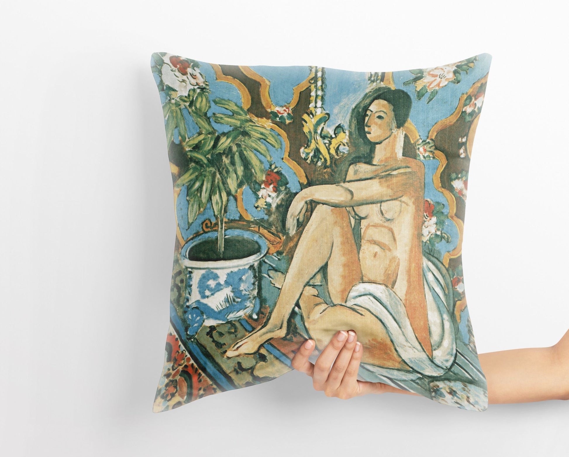 Henri Matisse Famous Painting, Pillow Case, Abstract Pillow, Art Pillow, Colorful Pillow Case, Modern Pillow, Square Pillow, Nursery Decor