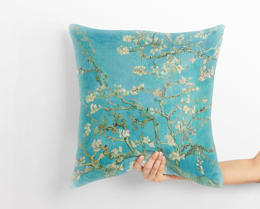 Vincent Van Gogh Almond Blossom Famous Art, Throw Pillow, Abstract Pillow, Soft Pillow Cases, Green Pillow Cases, Large Pillow Cases