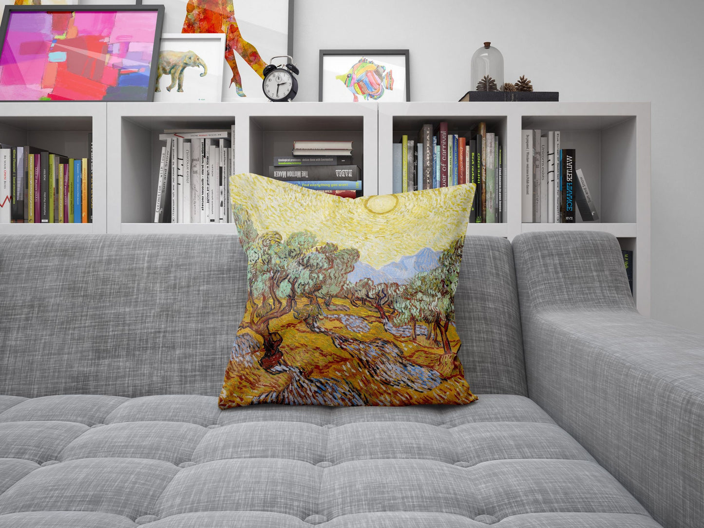 Vincent Van Gogh Olive Tree Famous Art, Tapestry Pillows, Abstract Throw Pillow Cover, Soft Pillow Cases, Housewarming Gift