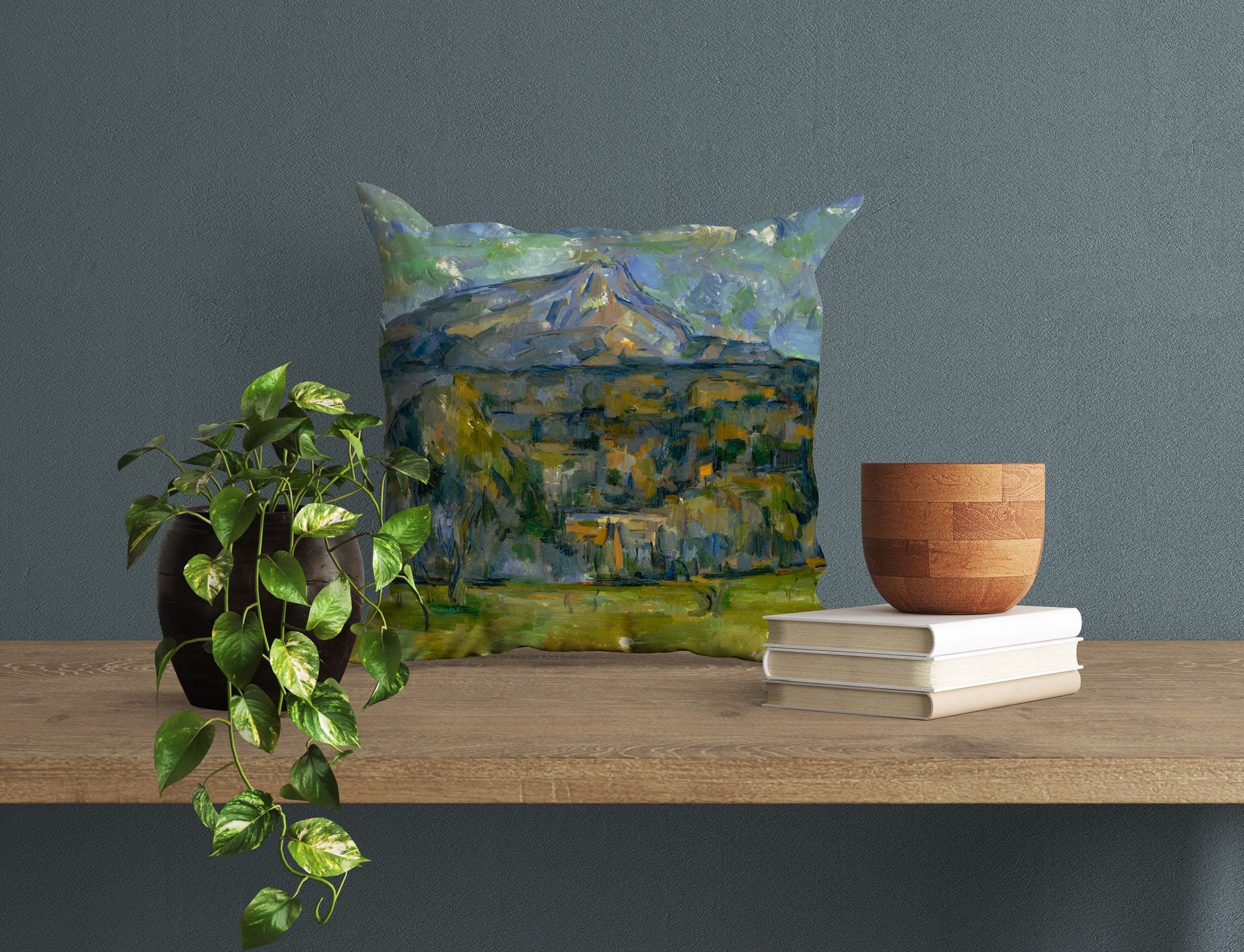 Paul Cezanne Famous Painting, Toss Pillow, Abstract Throw Pillow, Soft Pillow Cases, Farmhouse Pillow, Indoor Pillow Cases
