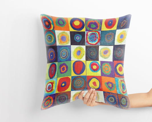 Wassily Kandinsky Abstract Painting, Throw Pillow Cover, Abstract Pillow, Designer Pillow, 22X22 Pillow, Housewarming Gift, Holiday Gift