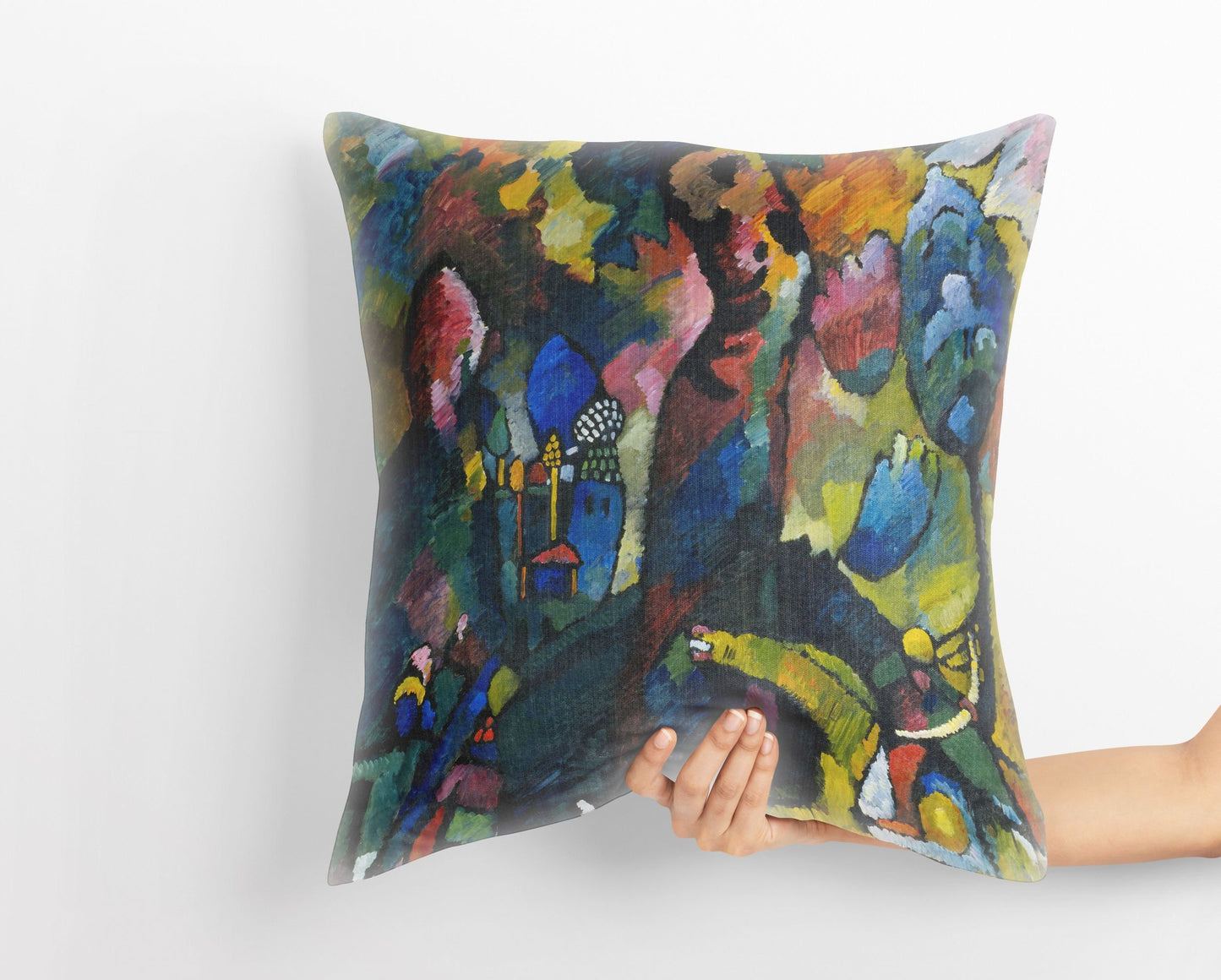 Wassily Kandinsky Abstract Painting, Throw Pillow, Abstract Art Pillow, Soft Pillow Cases, Modern Pillow, Large Pillow Cases