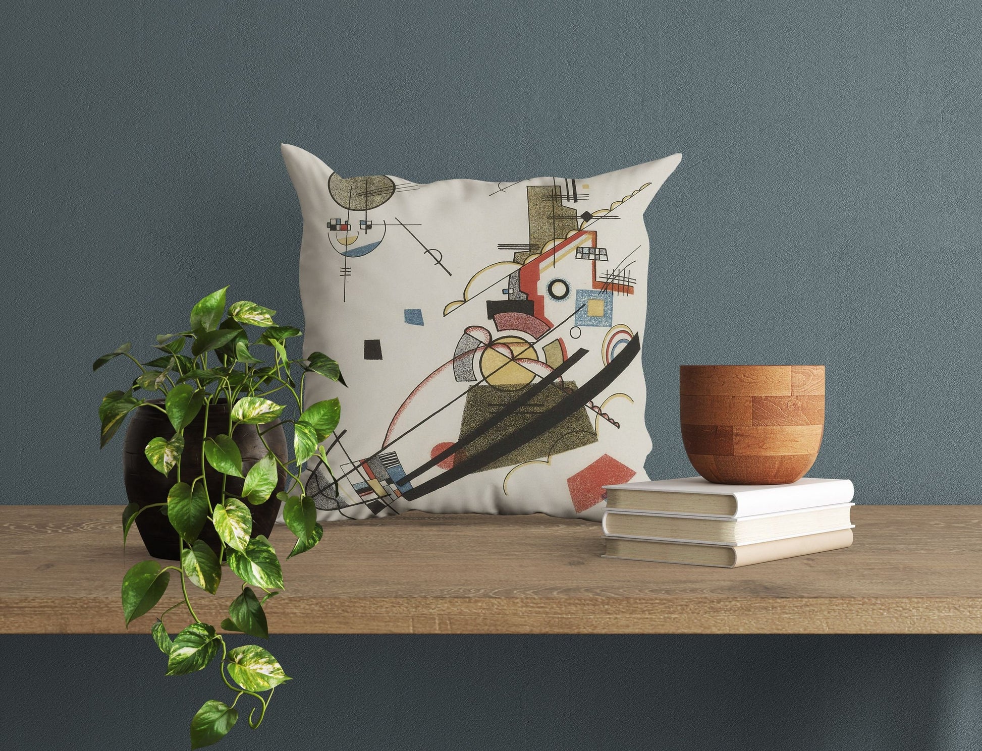 Wassily Kandinsky Abstract Painting, Tapestry Pillows, Abstract Art Pillow, Artist Pillow, Colorful Pillow Case, Contemporary Pillow