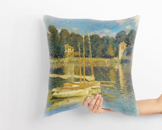 Claude Monet Famous Painting, Pillow Case, Throw Pillow Cover, Impressionist Pillow, Large Pillow, Farmhouse Pillow, Indoor Pillow Cases