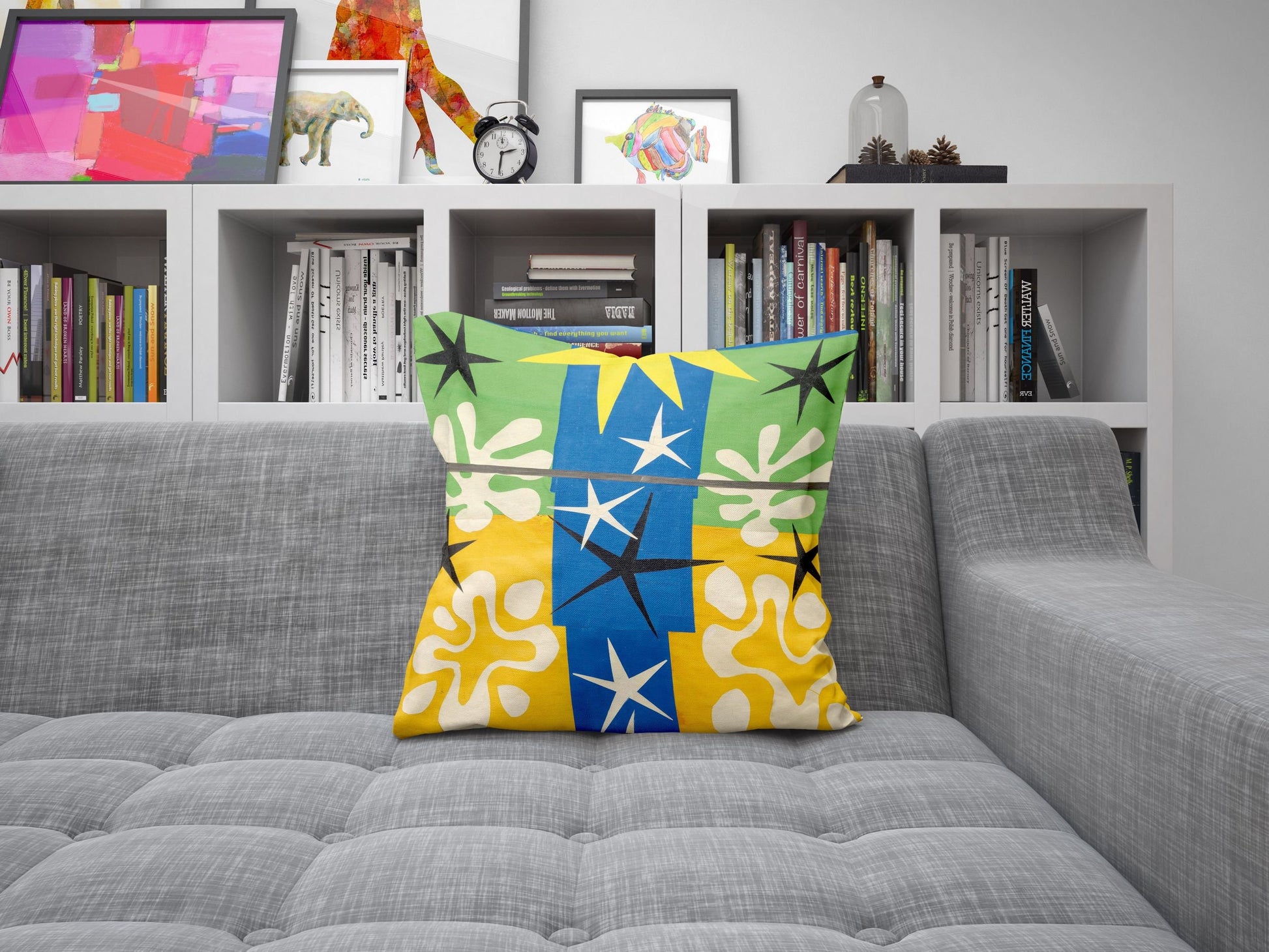 Henri Matisse Famous Painting, Decorative Pillow, Abstract Throw Pillow Cover, Designer Pillow, Colorful Pillow Case, 18 X 18 Pillow Covers