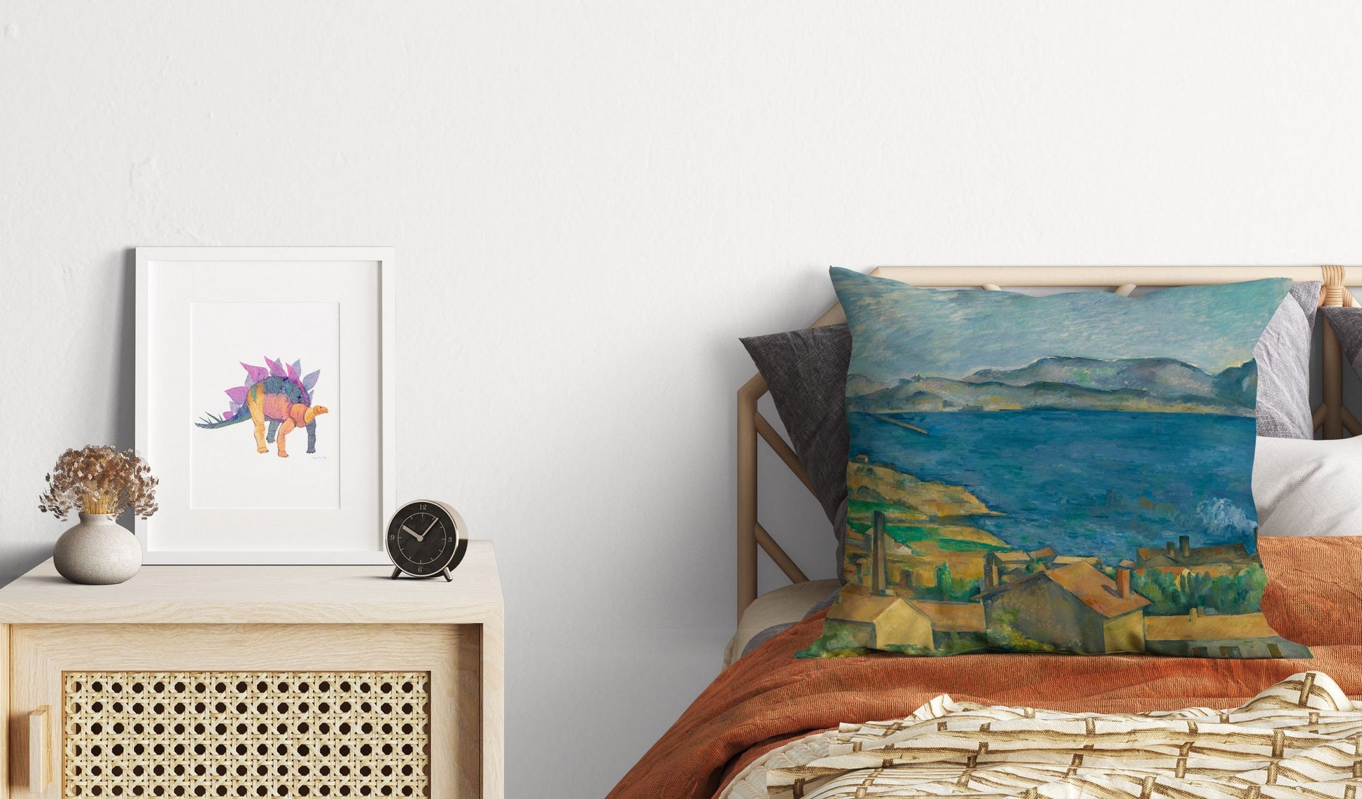 Paul Cezanne Famous Art, Tapestry Pillows, Abstract Throw Pillow Cover, Art Pillow, Blue, Modern Pillow, Housewarming Gift, Farmhouse Decor