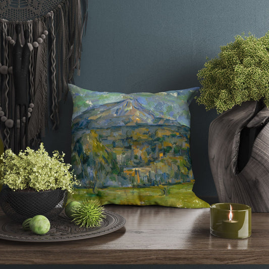 Paul Cezanne Famous Painting, Toss Pillow, Abstract Throw Pillow, Soft Pillow Cases, Farmhouse Pillow, Indoor Pillow Cases