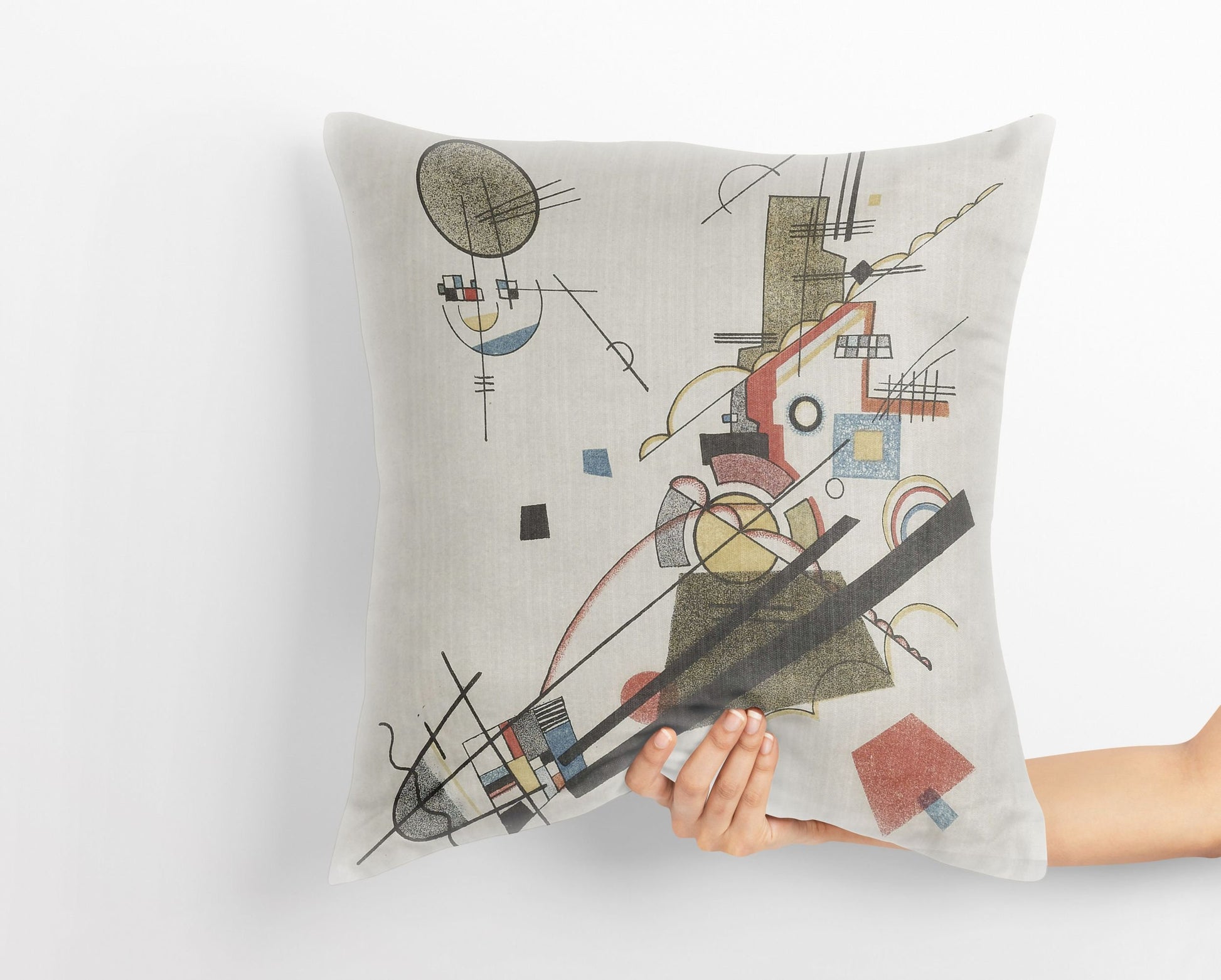 Wassily Kandinsky Abstract Painting, Tapestry Pillows, Abstract Art Pillow, Artist Pillow, Colorful Pillow Case, Contemporary Pillow