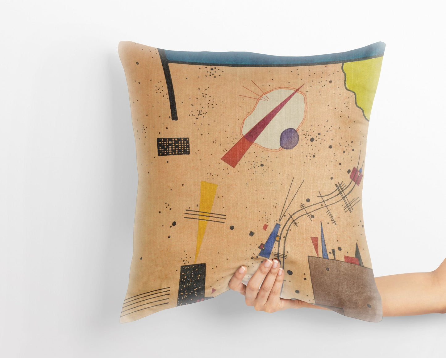 Wassily Kandinsky Abstract Painting, Pillow Case, Abstract Pillow Case, Art Pillow, Colorful Pillow Case, Modern Pillow, 18 X 18 Pillow