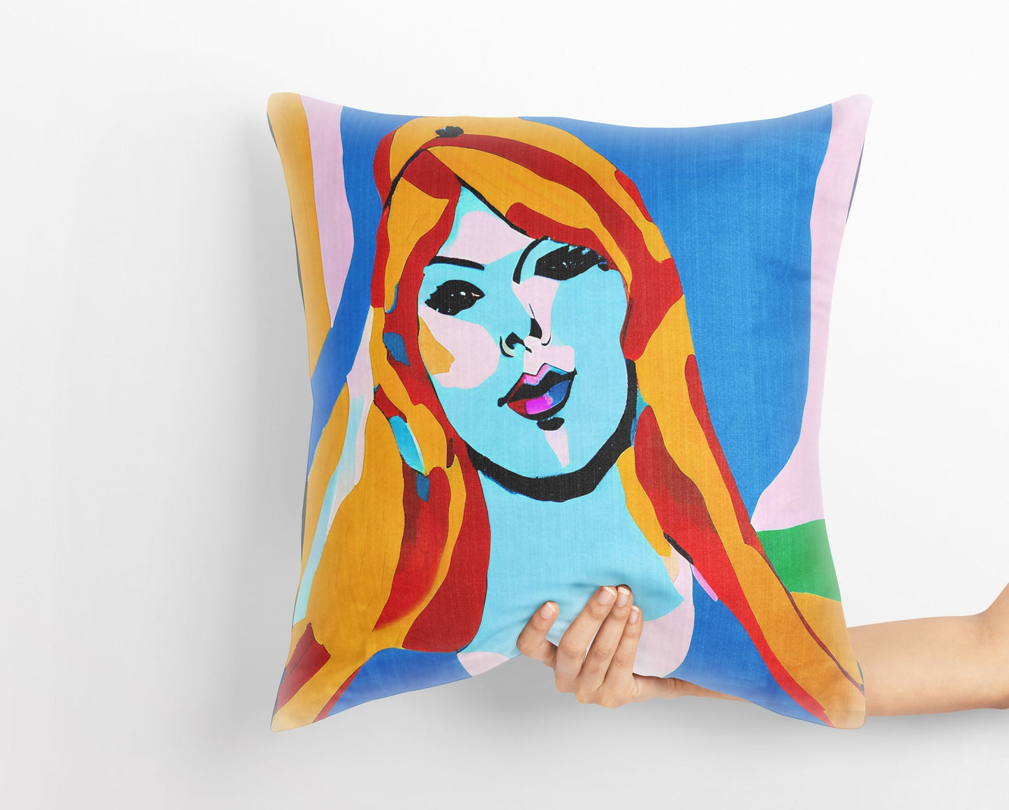 Taylor Swift Tapestry Pillows, Abstract Throw Pillow Cover, Artist Pillow, Colorful Pillow Case, Large Pillow Cases, Holiday Gift