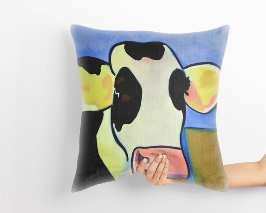Milk Cow Original Art, Tapestry Pillows, Abstract Art Pillow, Comfortable, Colorful Pillow Case, Fashion, Home And Living, Sofa Pillows