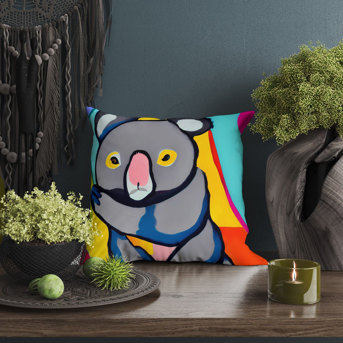 Australian Wildlife Australian Wildlife Koala Decorative Pillow, Abstract Throw Pillow, Soft Pillow Cases, Home Decor Pillow, Holiday Gift