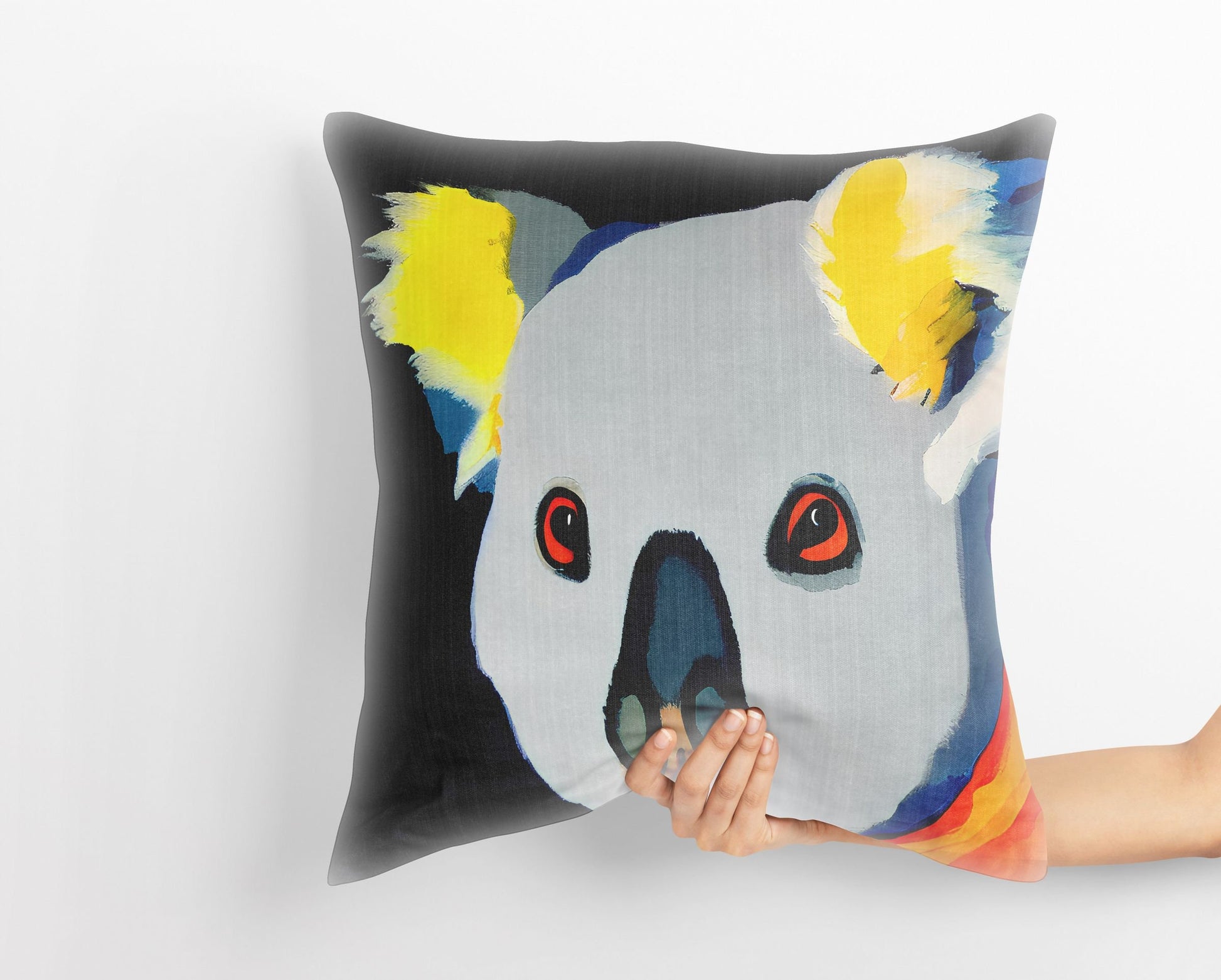 Australian Wildlife Australian Wildlife Koala Decorative Pillow, Abstract Throw Pillow, Art Pillow, Colorful Pillow Case, Modern Pillow