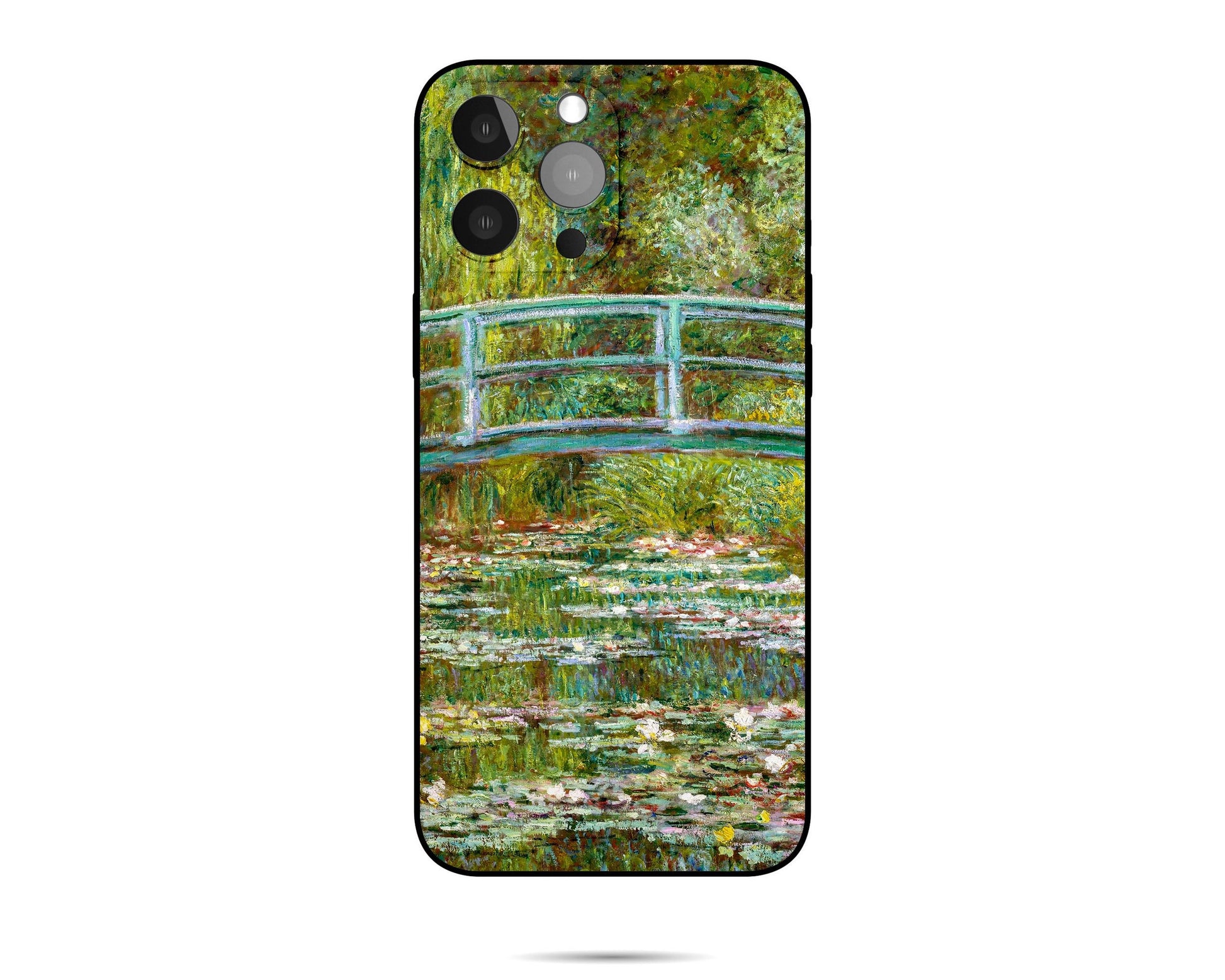 Claude Monet Painting Japanese Bridge Iphone 14 Pro Case, Iphone 13 Pro Case, Iphone Xs Max Case, Iphone 8 Plus Case, Aesthetic Phone Case