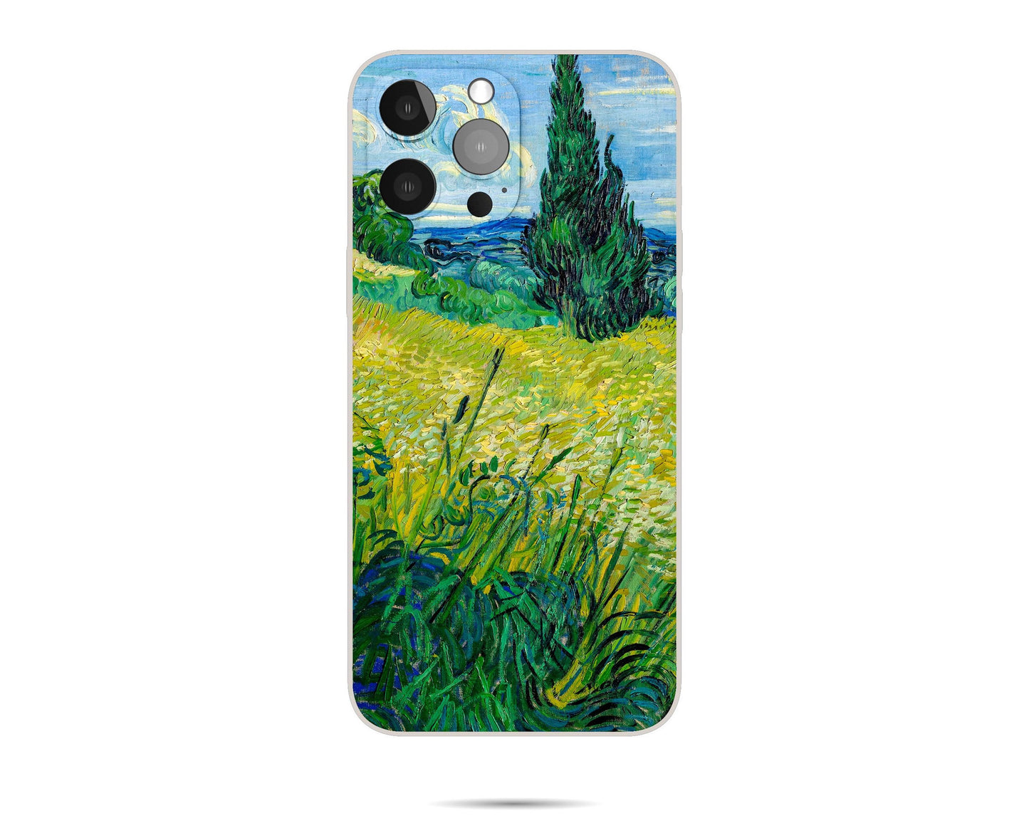 Vincent Van Gogh Green Wheat Fields iPhone Cover, Iphone 13 Pro Max, Iphone 7 Case, Aesthetic Iphone, Protective Case, Silicone Case