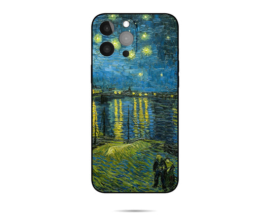Vincent Van Gogh Starry Night Over The Rhone Iphone Cover, Iphone 13 Pro Max, Iphone 8 Plus Case Art, Vivid Colors, Designer Iphone Case