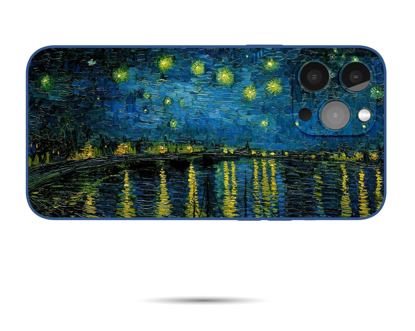Vincent Van Gogh Starry Night Over The Rhone Phone Cover, Iphone 8Plus, Iphone Xs Case, Iphone 8 Plus Case Art, Vivid Colors, Silicone Case