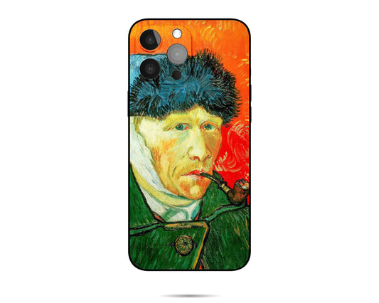 Vincent Van Gogh Self-Portrait With Bandaged Ear iPhone Cases, Iphone 11 Pro Max, Iphone X, Iphone Case Protective, Iphone Case Silicone