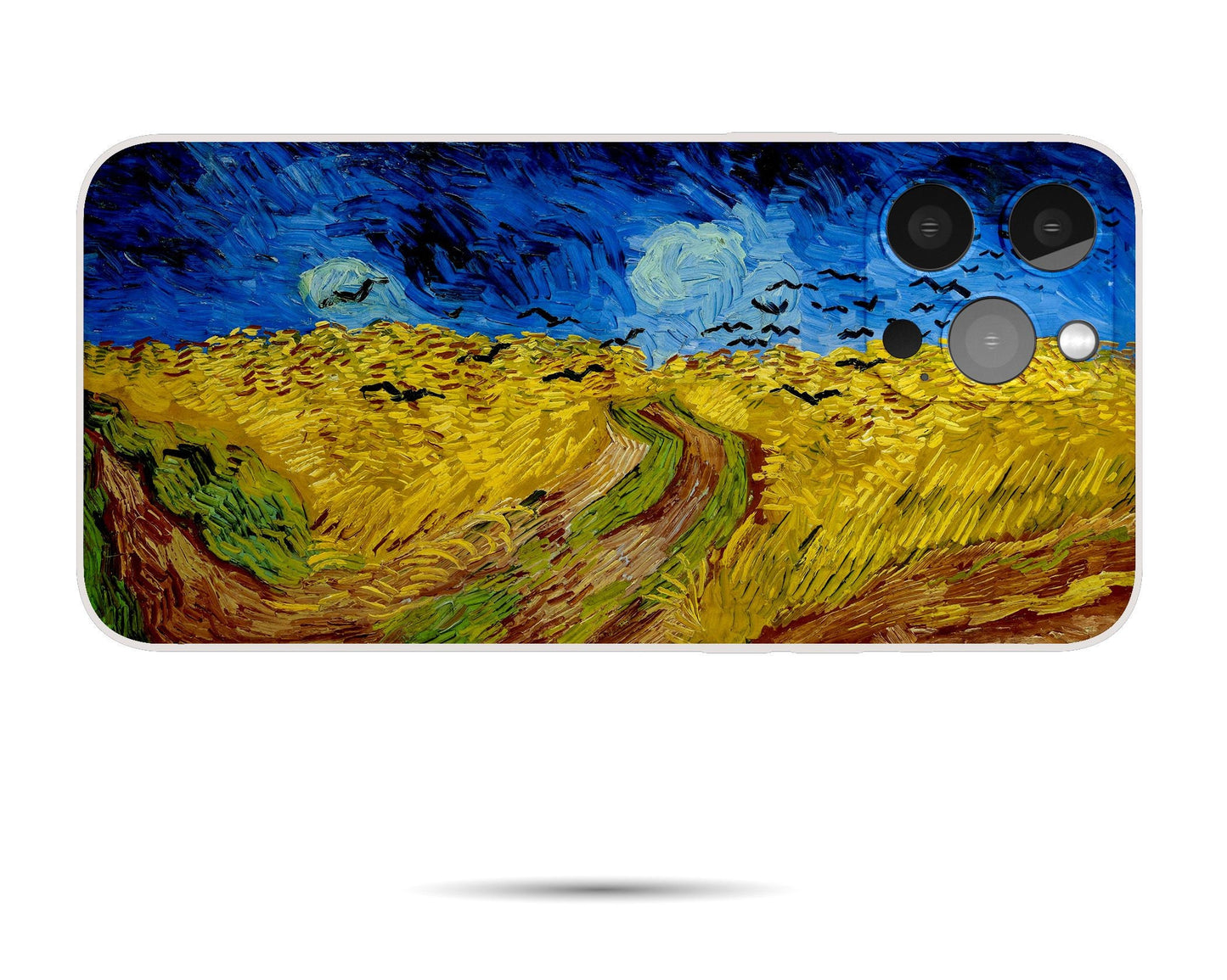 Vincent Van Gogh Wheatfield With Crows Iphone 14 Pro Max Case, Iphone Xr Case, Aesthetic Phone Case, Protective Case, Iphone Case Matte