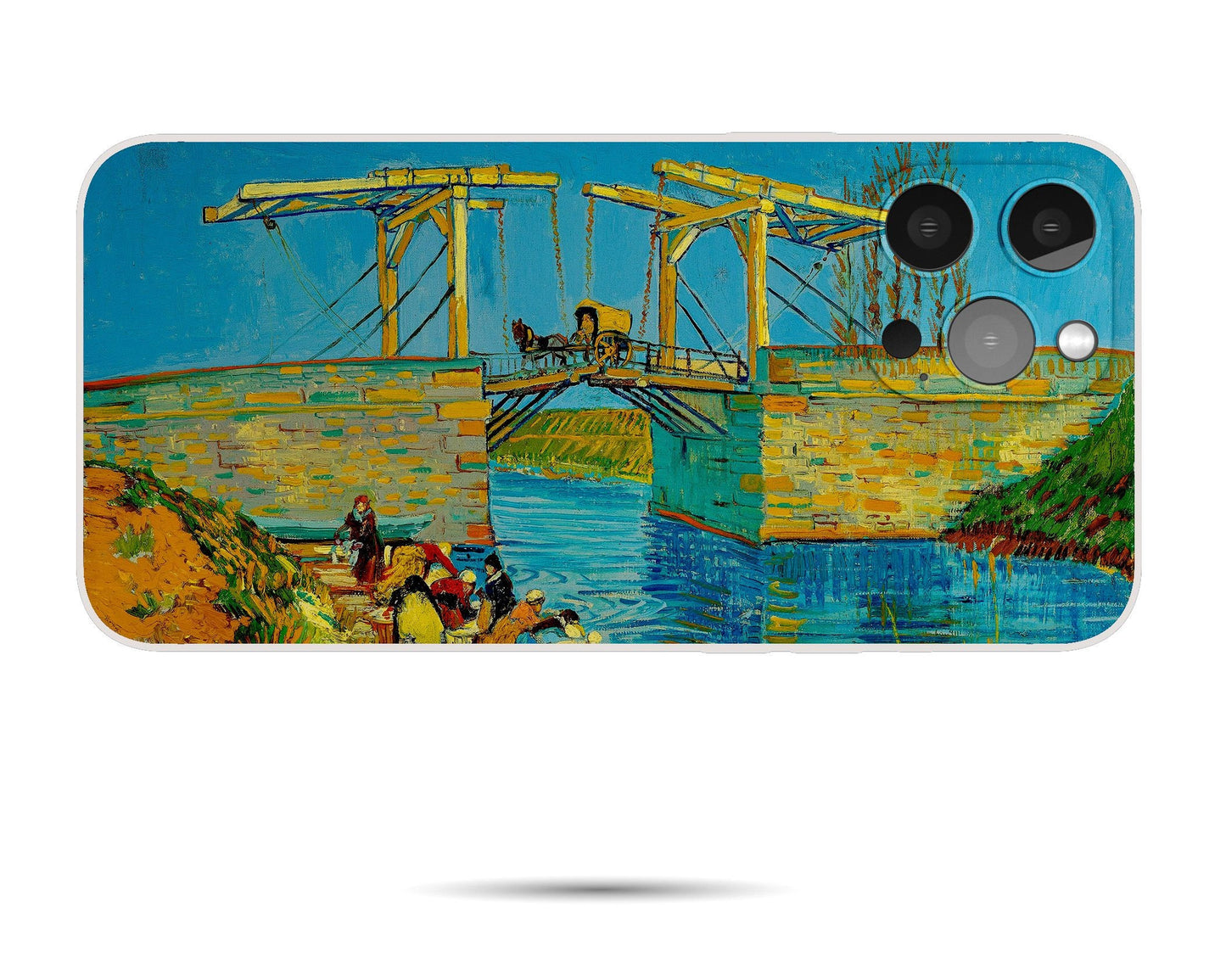 Vincent Van Gogh The Langlois Bridge At Arles With Women Washing Iphone Cover, Iphone 13, Iphone 8 Plus Case Art, Designer Iphone Case