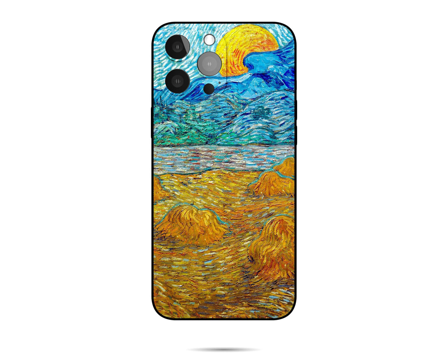 Vincent Van Gogh Evening Landscape With Rising Moon Iphone Case, Iphone 8Plus, Iphone X, Designer Iphone 8 Plus Case, Iphone Case Matte