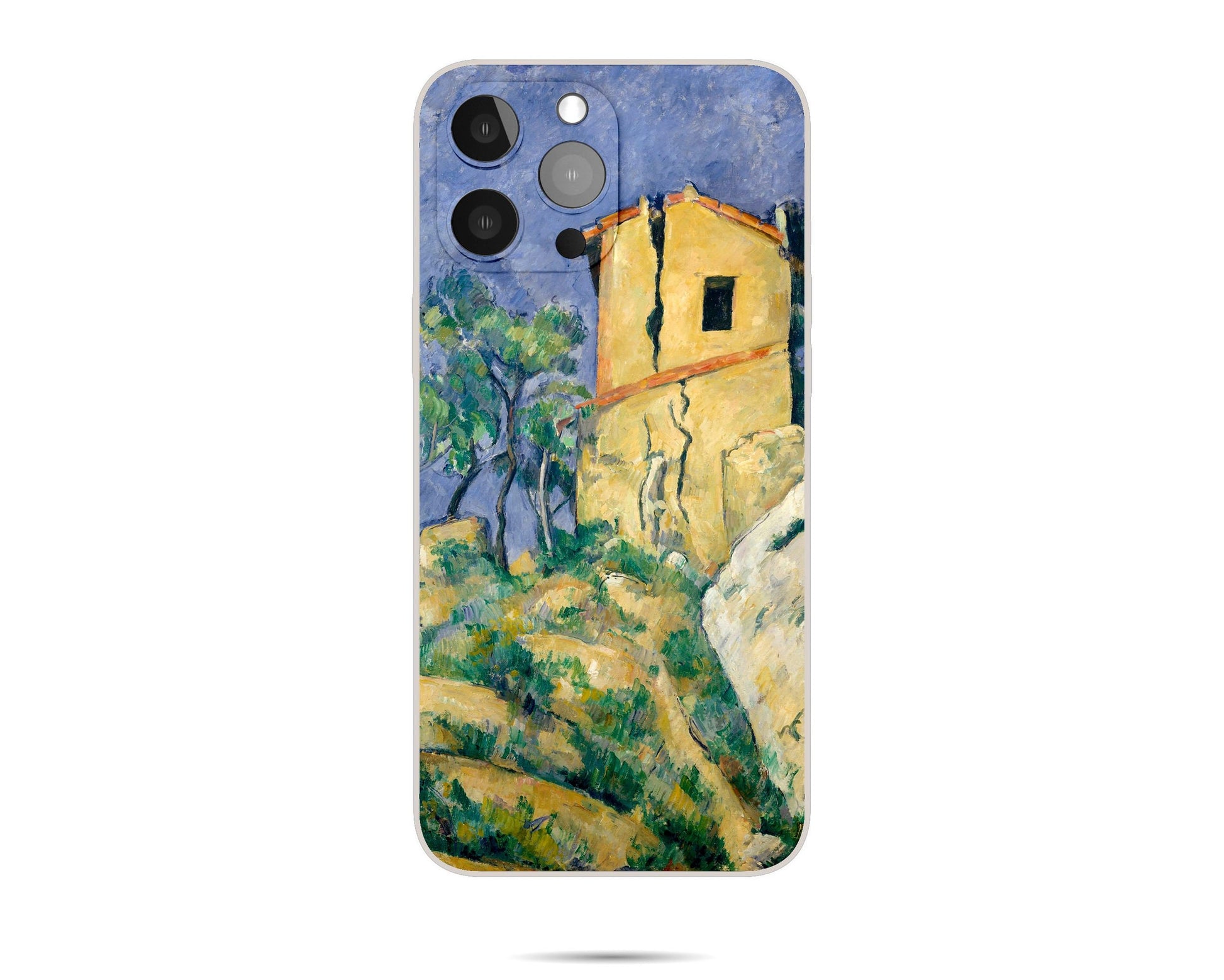 Iphone 14 Case Of Paul Cézanne Famous Landscape Painting, Iphone 8Plus, Iphone 7 Plus Case, Designer Iphone Case, Birthday Gift, Silicone