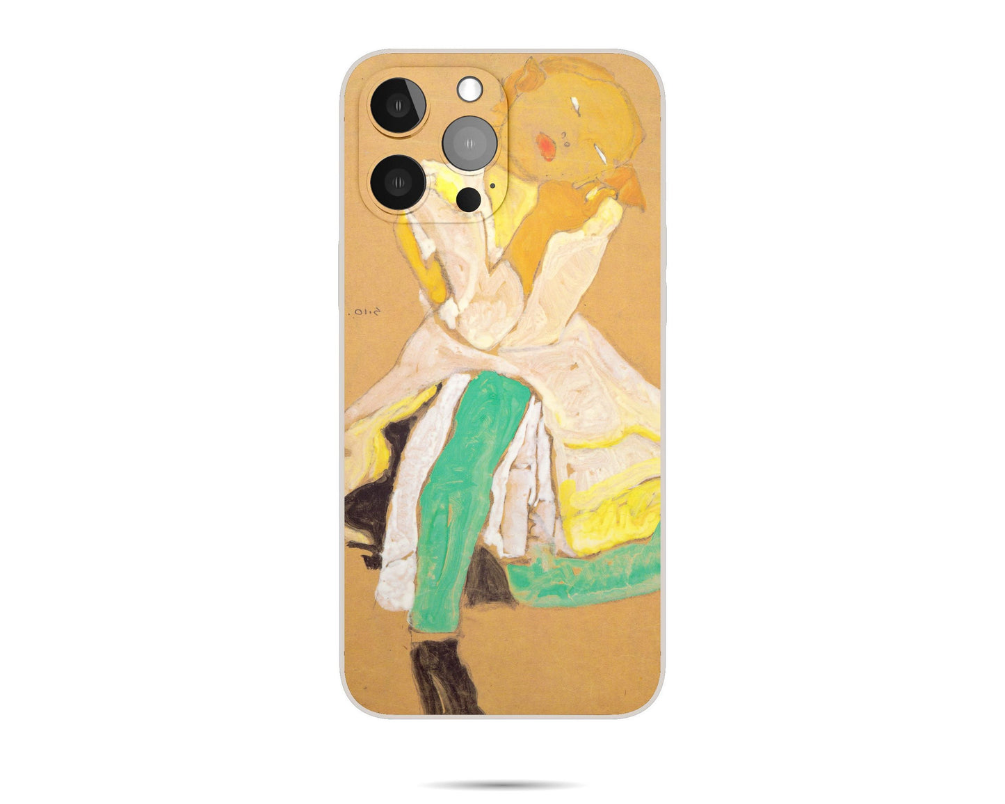 Iphone 14 Case Of Egon Schiele Famous Painting, Iphone Cover, Iphone 12, Iphone Se Case, Iphone Case Protective, Iphone Case Silicone