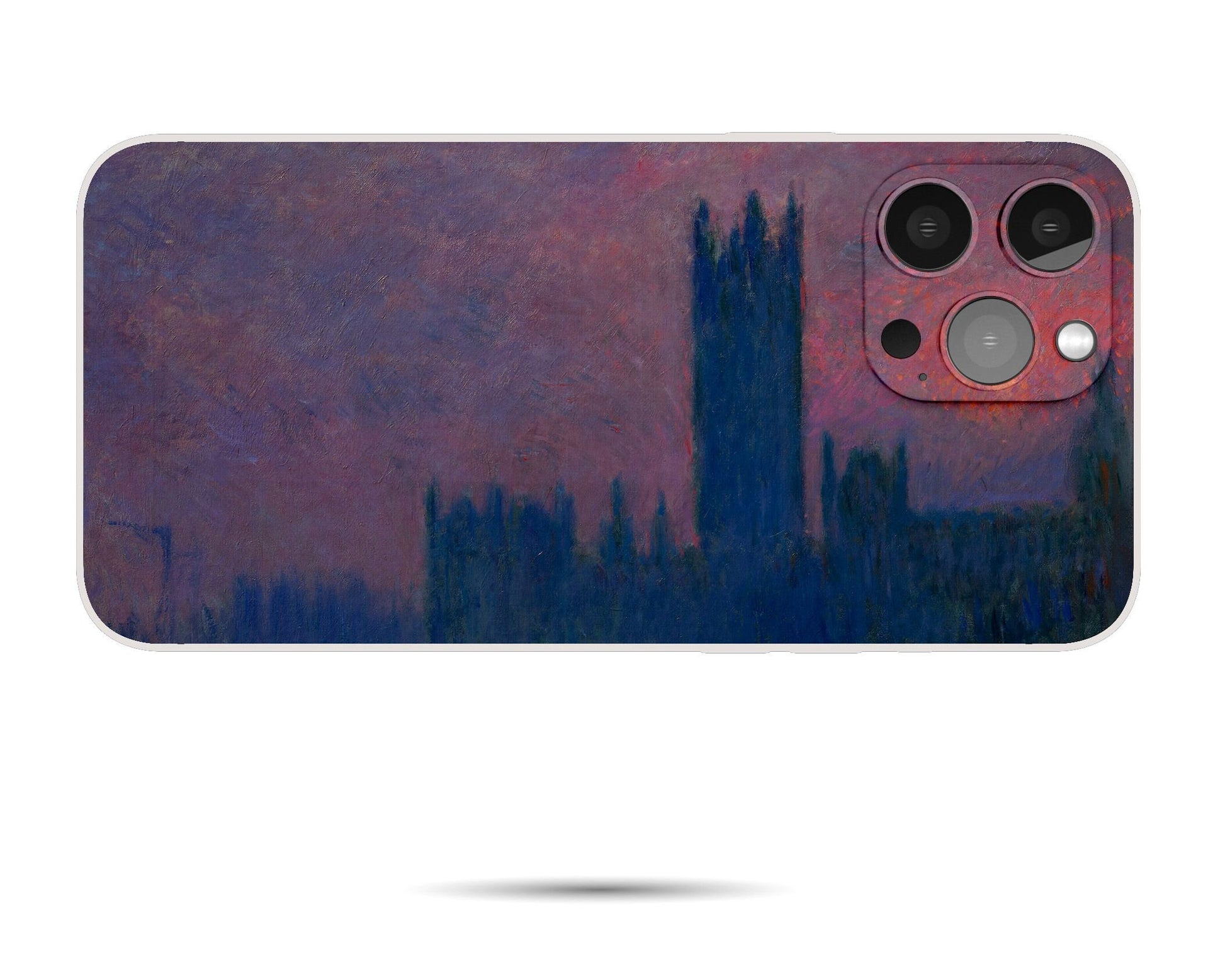 Claude Monet Painting Parliament Sunset Iphone Cover, Iphone 12 Pro Case, Iphone Xs Case, Iphone 8 Plus Case Art, Iphone Protective Case