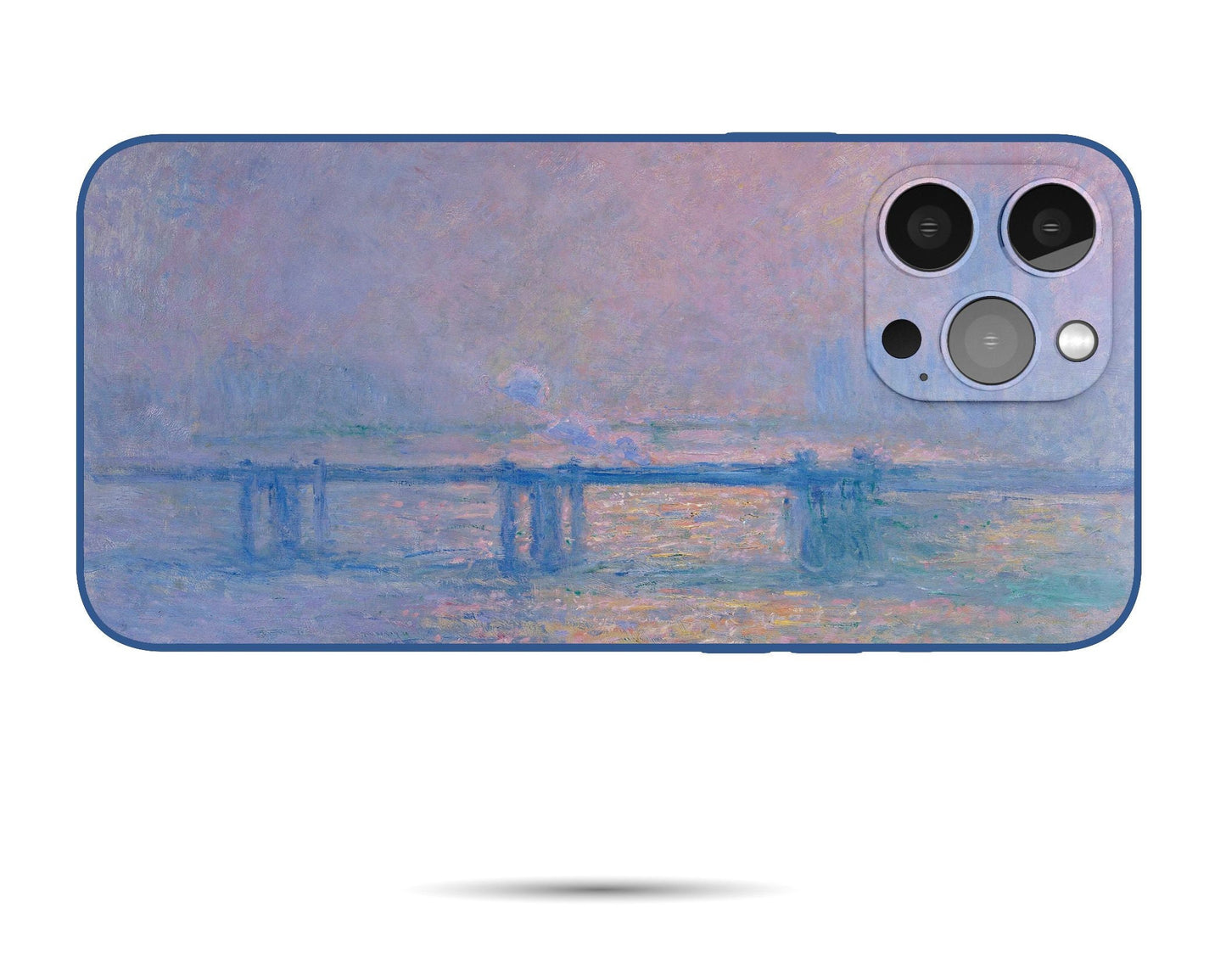 Claude Monet Painting Charing Cross Bridge The Thames iPhone 14 Pro Case, Iphone Xs, Iphone 12 Case, Designer Iphone 8 Plus Case