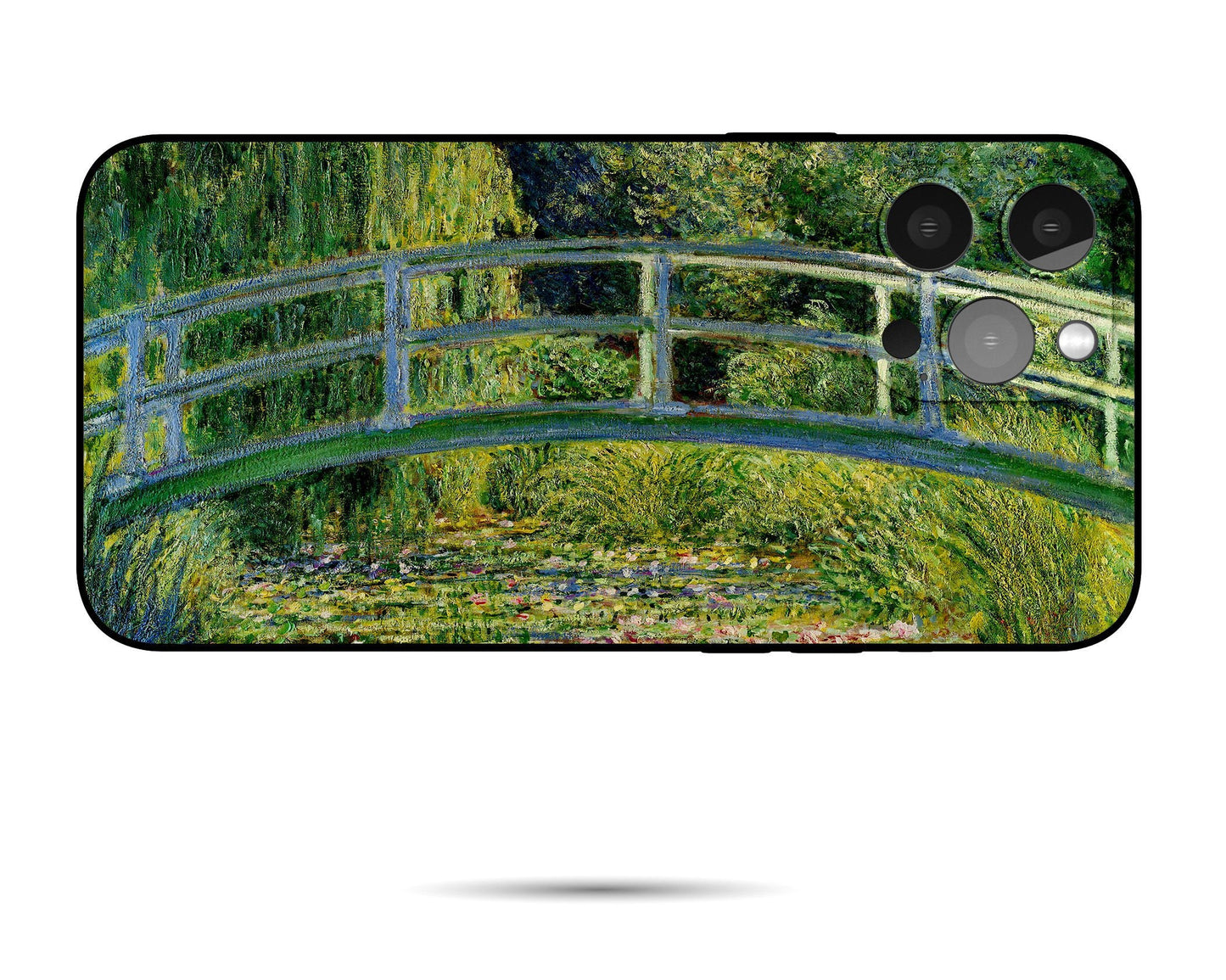 Claude Monet Japanese Bridge Over Waterlily Pond, Iphone Case, Iphone 14 Plus Case, Iphone X, Iphone 8 Plus Case Art, Aesthetic Iphone