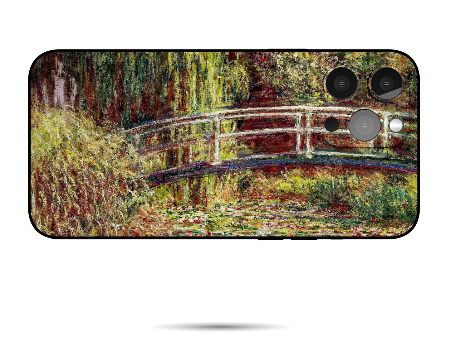 Claude Monet Japanese Bridge Over Waterlily Pond Iphone Cover, Designer Iphone Case, Iphone Case Protective, Iphone Case Silicone