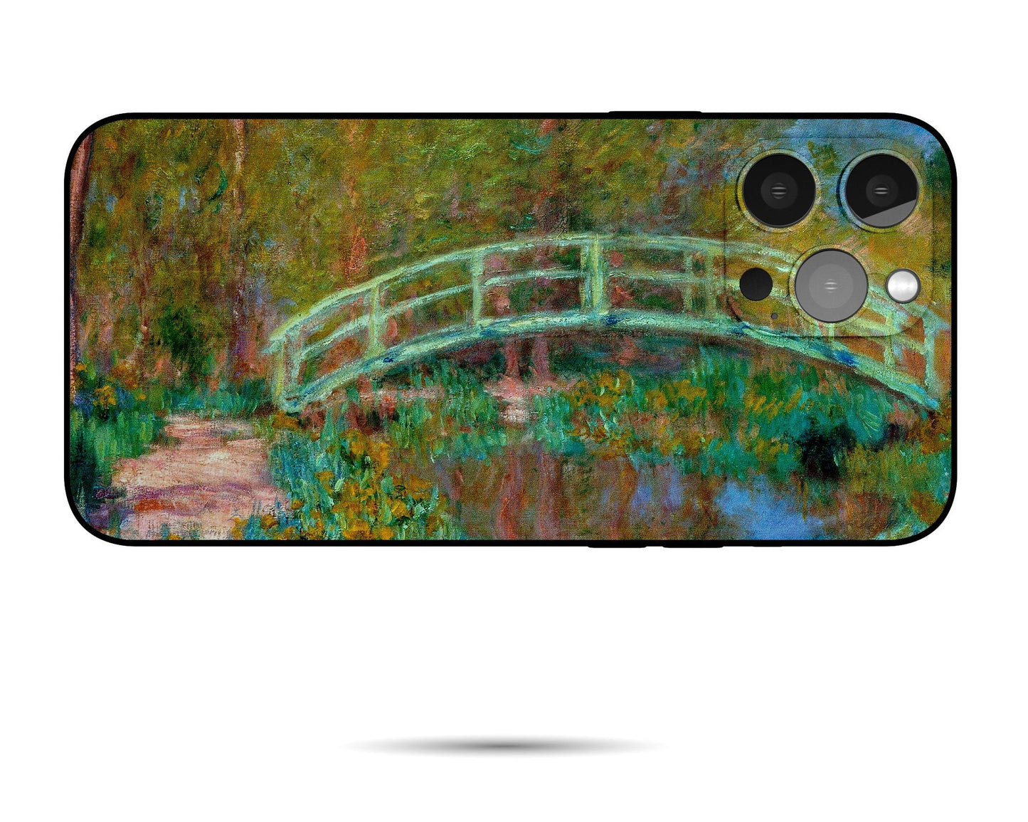 Claude Monet The Japanese Bridge In Monet'S Garden Iphone Cover, Iphone 11, Iphone Xs Max Case, Iphone 8 Plus Case Art, Designer Iphone Case