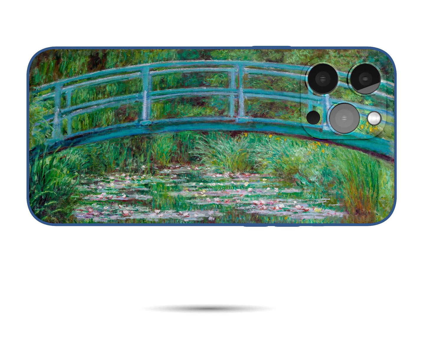 Claude Monet Water-Lily Pond With Japanese Bridge Iphone Cover, Iphone 12 Case, Iphone Xr Phone Case, Iphone 8 Plus Case Art, Vivid Colors