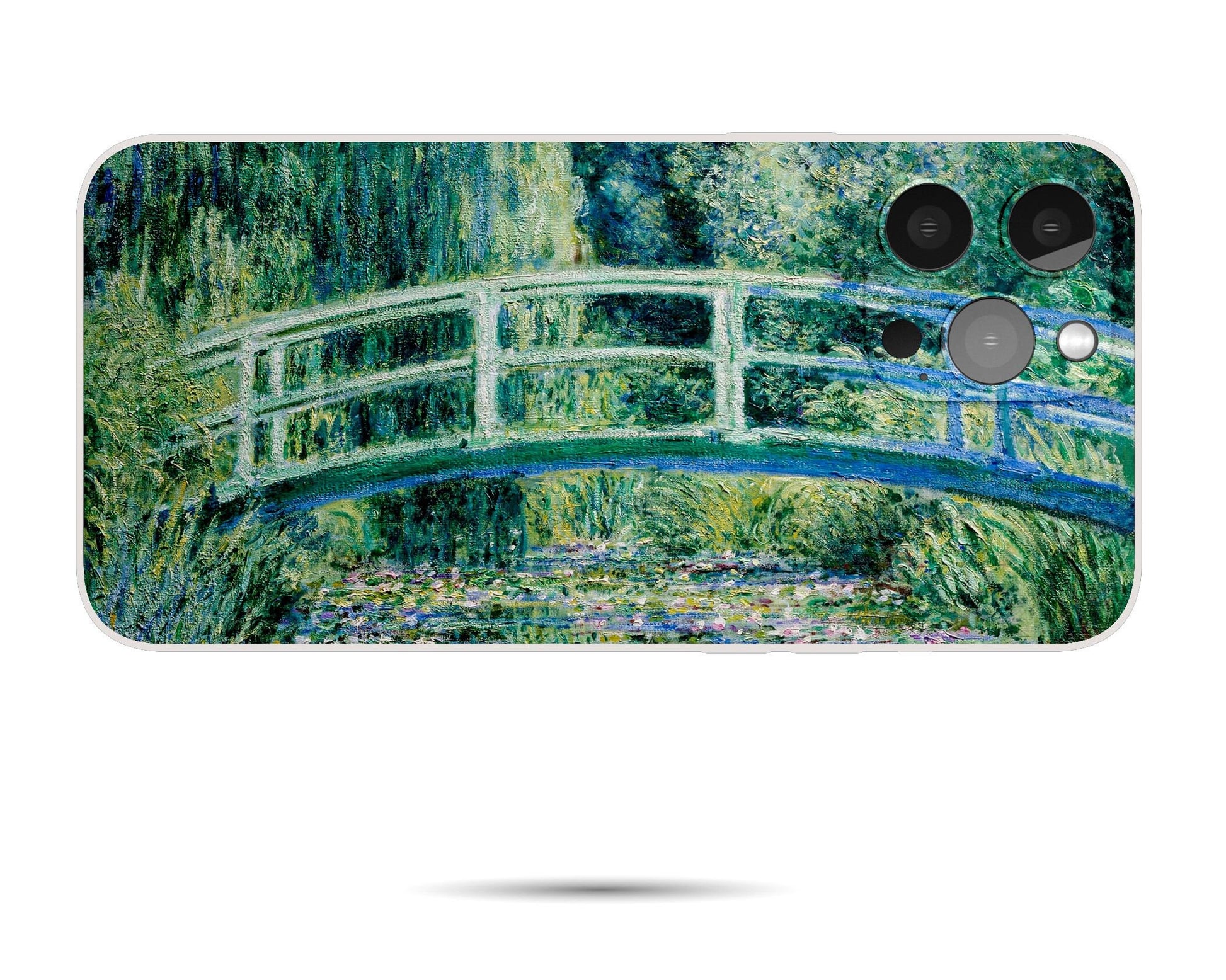Claude Monet Water-Lily Pond With Japanese Bridge Iphone Case, Iphone 14 Pro Case, Iphone Xmax, Iphone 8 Plus Case Art, Aesthetic Phone Case