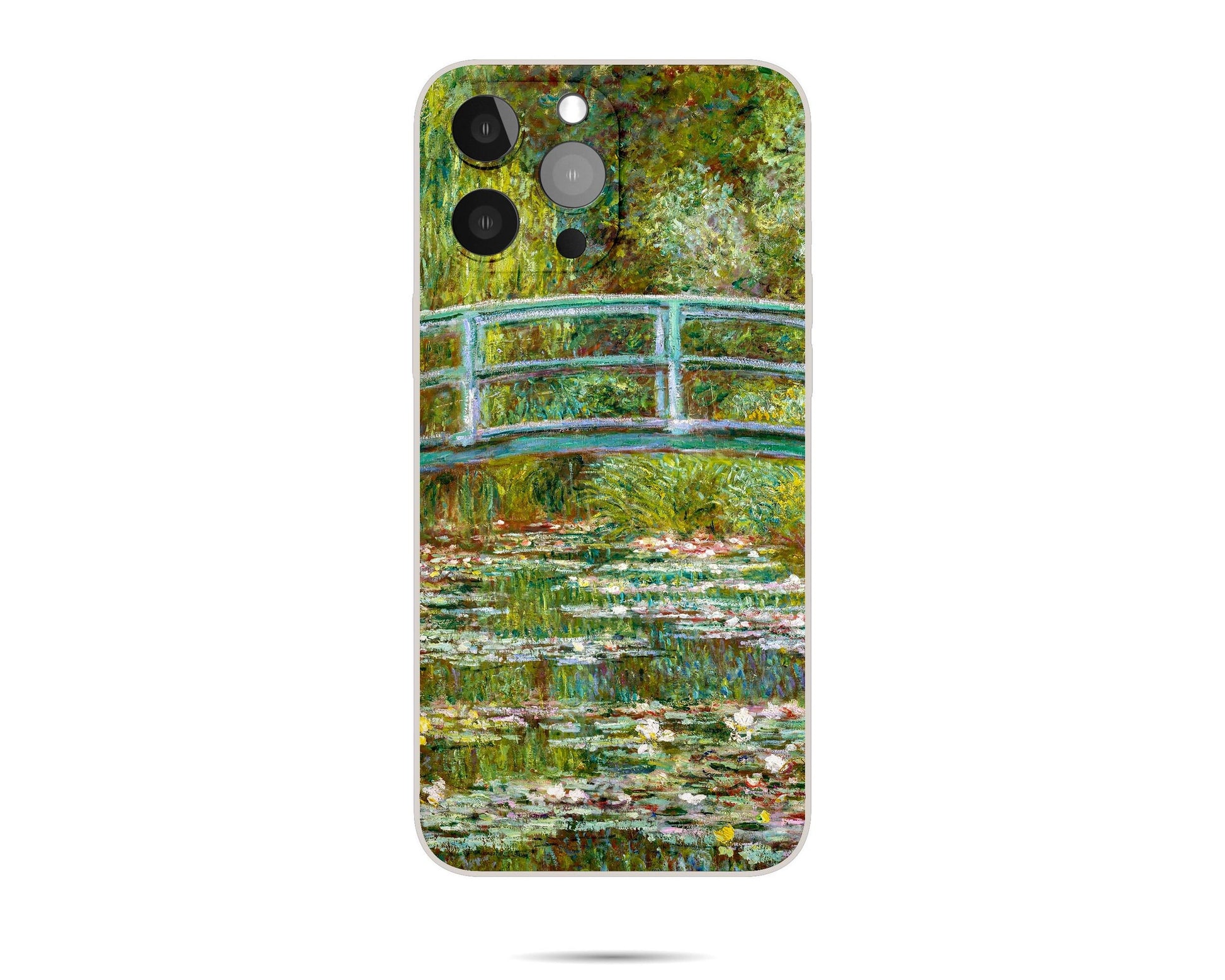 Claude Monet The Japanese Bridge Iphone Case, Iphone 11, Iphone Cases, Iphone 8 Plus Case Art, Vivid Colors, Designer Iphone 8 Plus Case