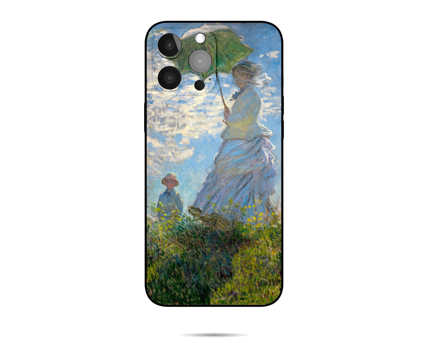 Claude Monet Famous Art Woman With A Paraso Iphone Cover, Iphone 8 Plus Case, Iphone Xr Phone Case, Iphone 8 Plus Case Art, Silicone Case