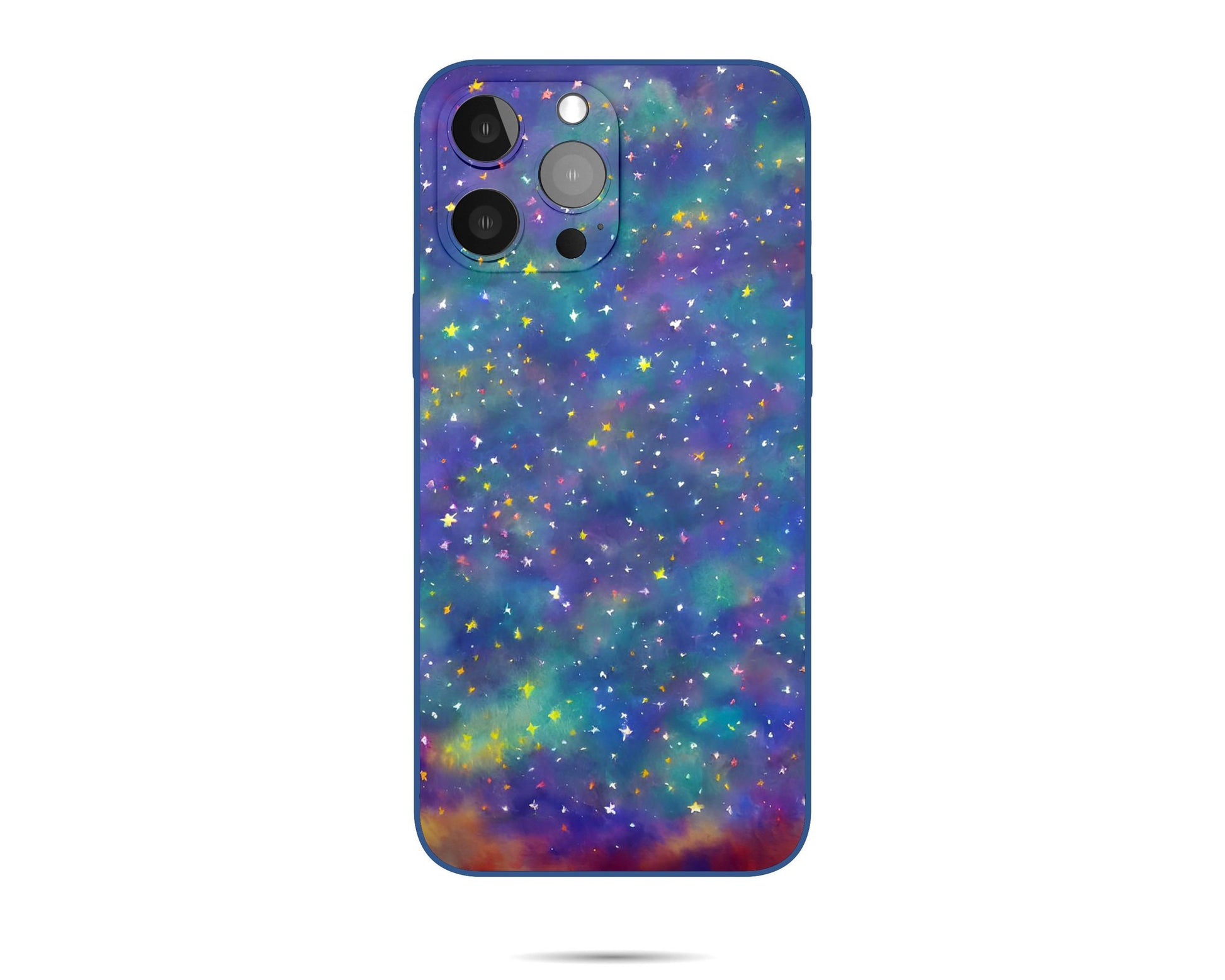 George Miller Original Watercolor Starry Night Iphone Case, Iphone 12 Pro Max, Iphone 7 Case, Iphone 8 Plus Case Art, Iphone Case Silicone